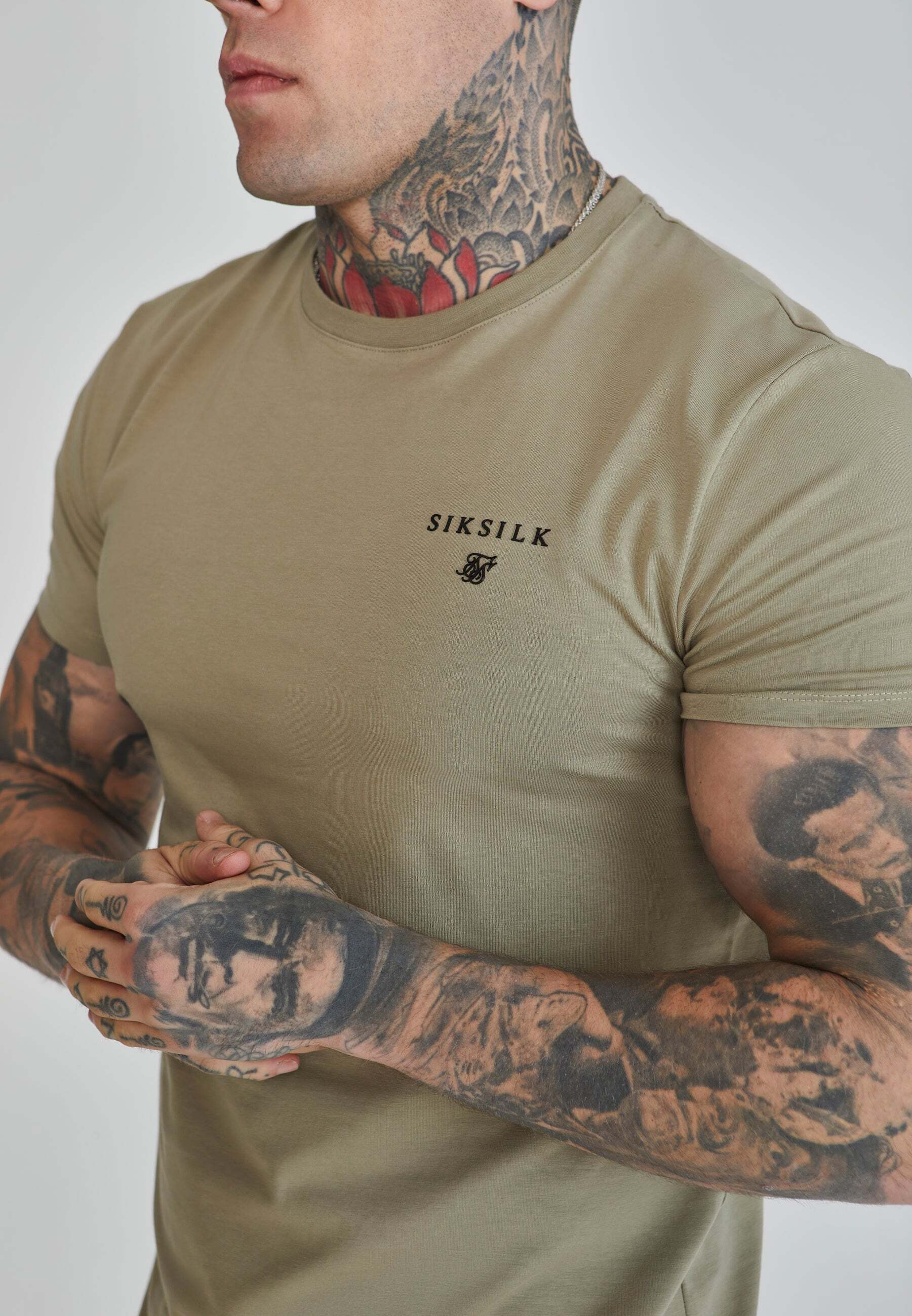 Siksilk T-Shirt »Siksilk T-Shirt Muscle Fit T-Shirt«