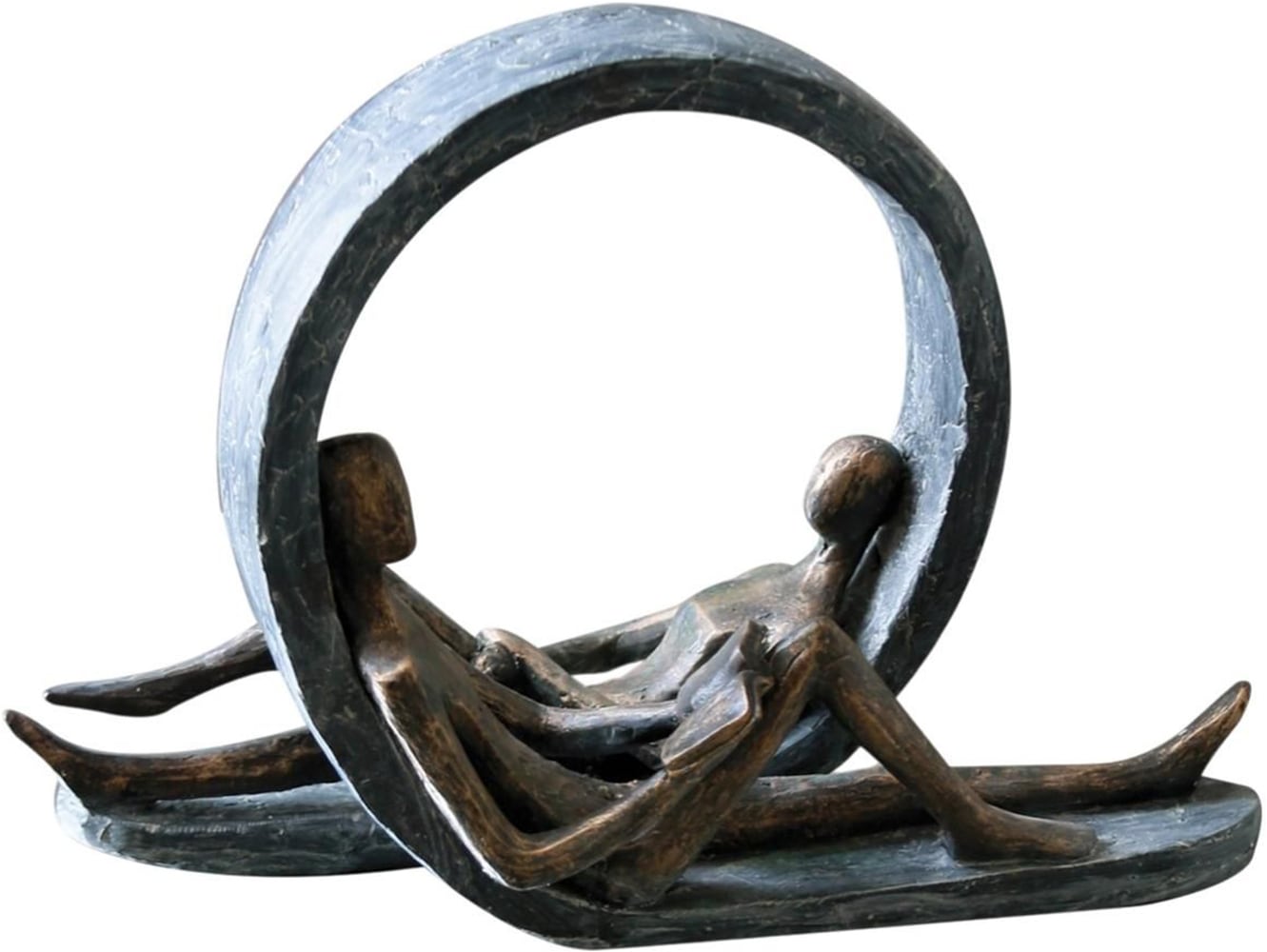 Image of Casablanca by Gilde Dekofigur "Skulptur Auszeit" Dekoobjekt, Höhe 22 cm, mit Spruchanhänger, Wohnzimmer