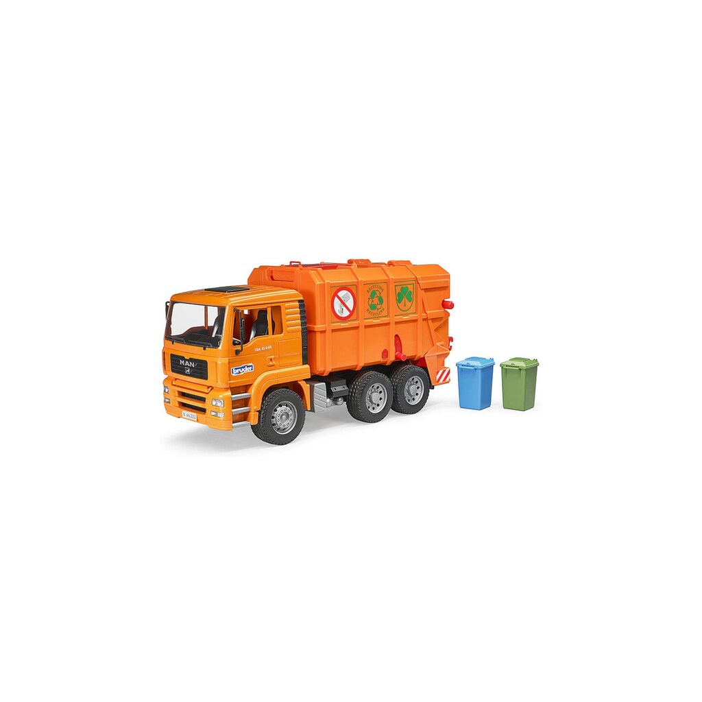 Bruder® Spielzeug-LKW »MAN TGA Müll-LKW orange«