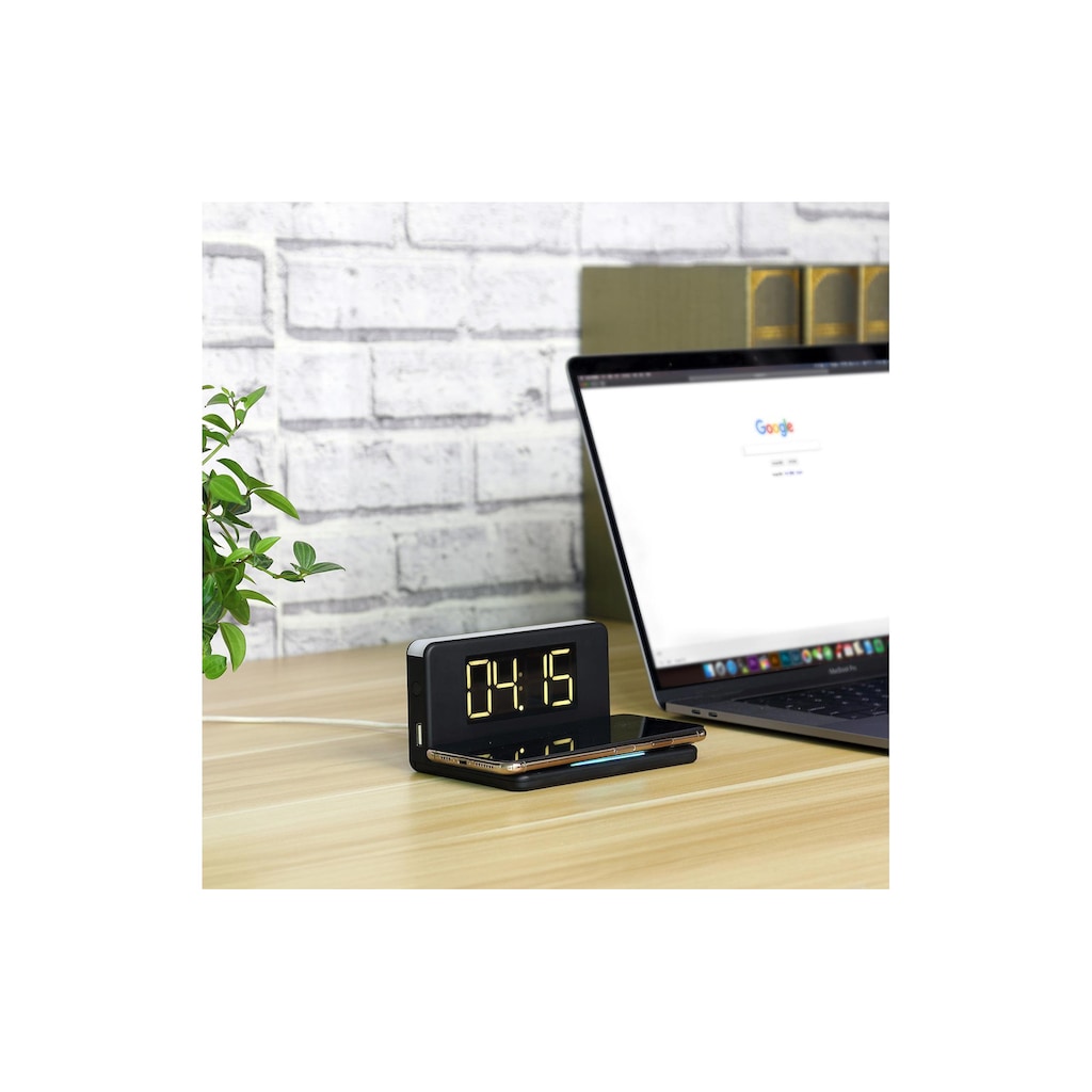 XQISIT Wecker »Clock Wireless Charger«