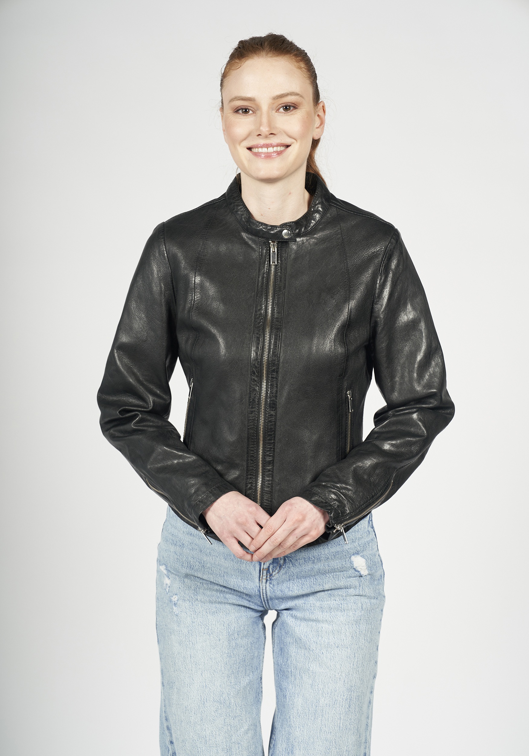 Image of Freaky Nation Lederjacke "Maily-FN"