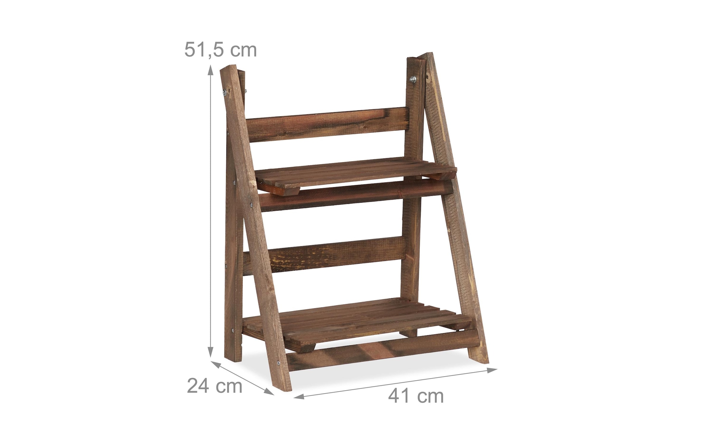 relaxdays Pflanzentreppe »Holz klappbar«