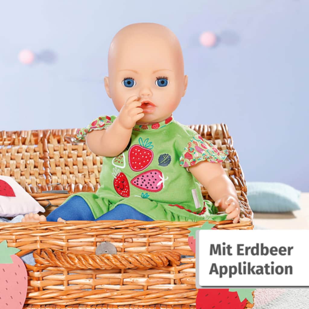 Zapf Creation® Puppenkleidung »Dolly Moda, Erdbeeren Outfit 43 cm«