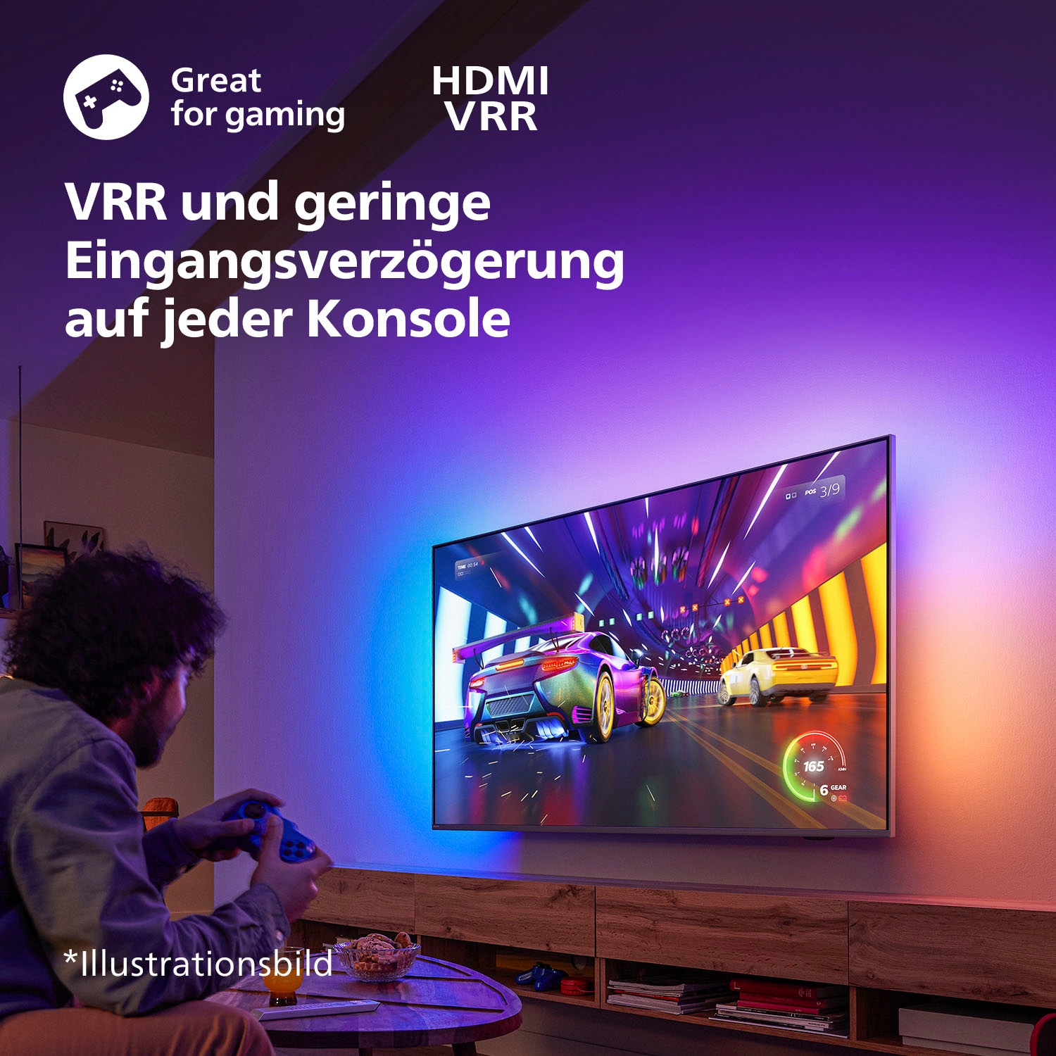 Philips LED-Fernseher »50PUS8349/12«, 4K Ultra HD, Smart-TV, WLAN, Dolby Atmos Sound, Ambilight (3-seitig)