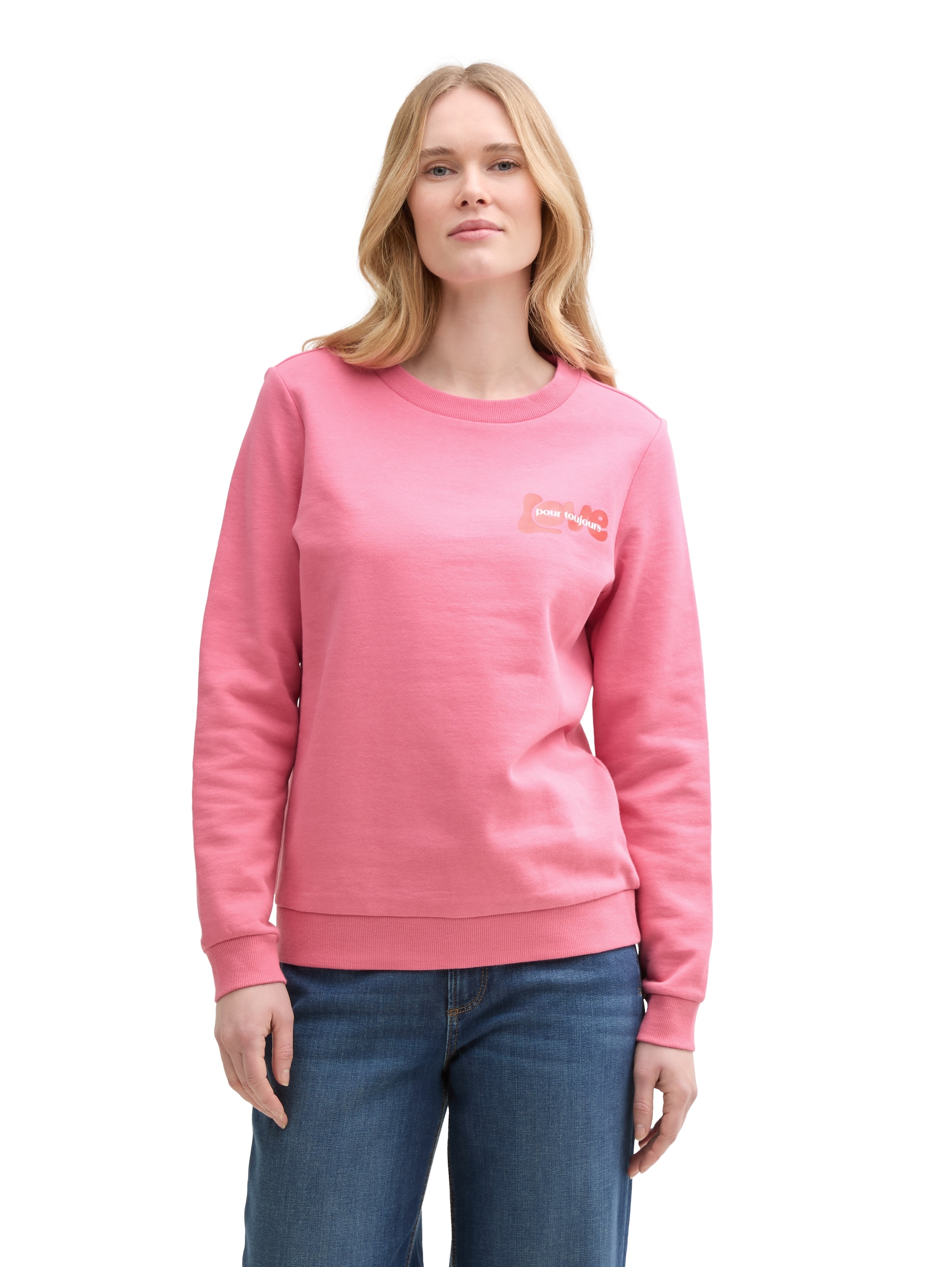 Image of TOM TAILOR Sweatshirt, mit Frontprint