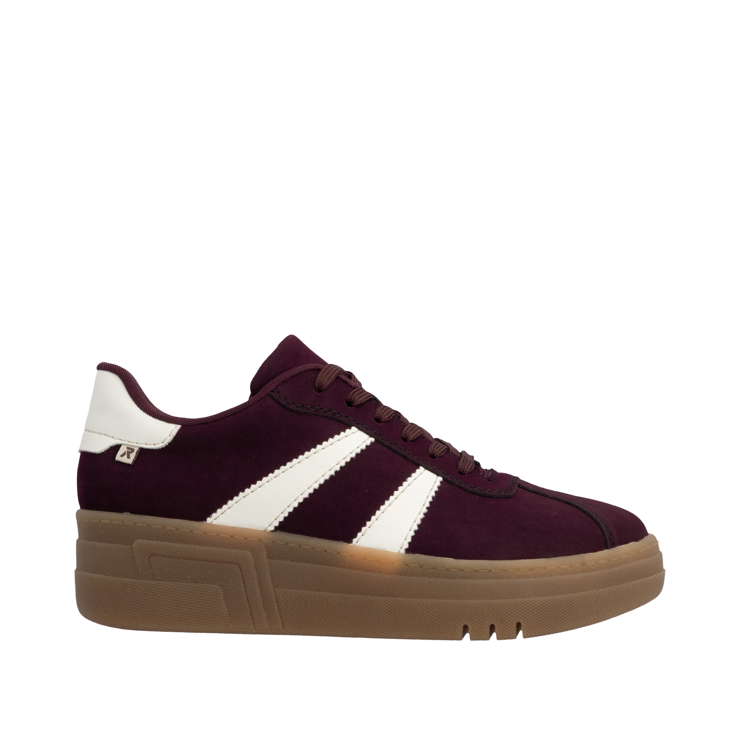 Rieker Baskets à plateforme  basket sneaker, sneaker rétro, chaussure à lacets avec col doux