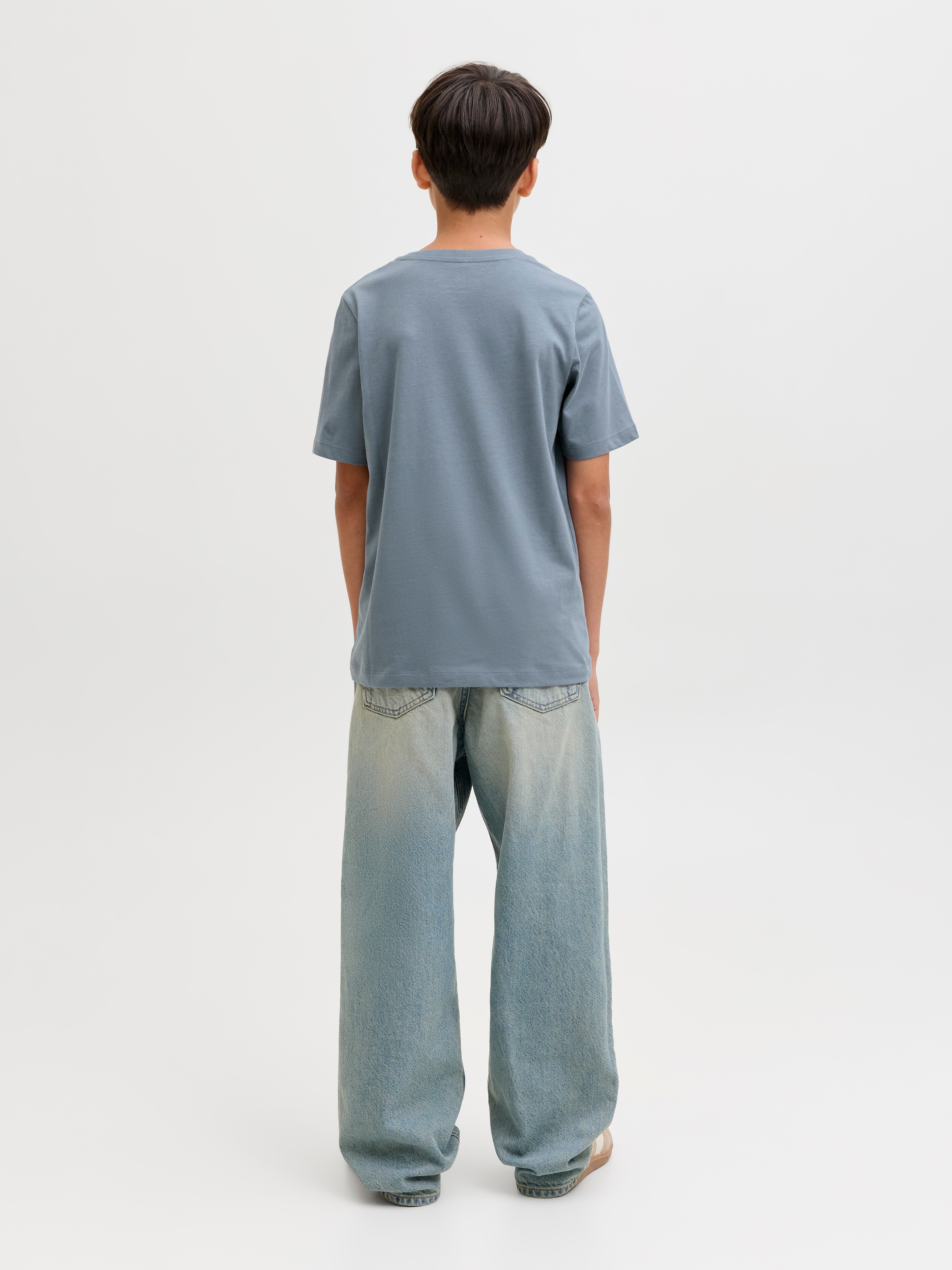 Jack & Jones Junior Rundhalsshirt »JJECORP stylisch, atmungsaktiv, pflegeleicht« bedruckt, casual, regular fit, Jersey, Rundhals