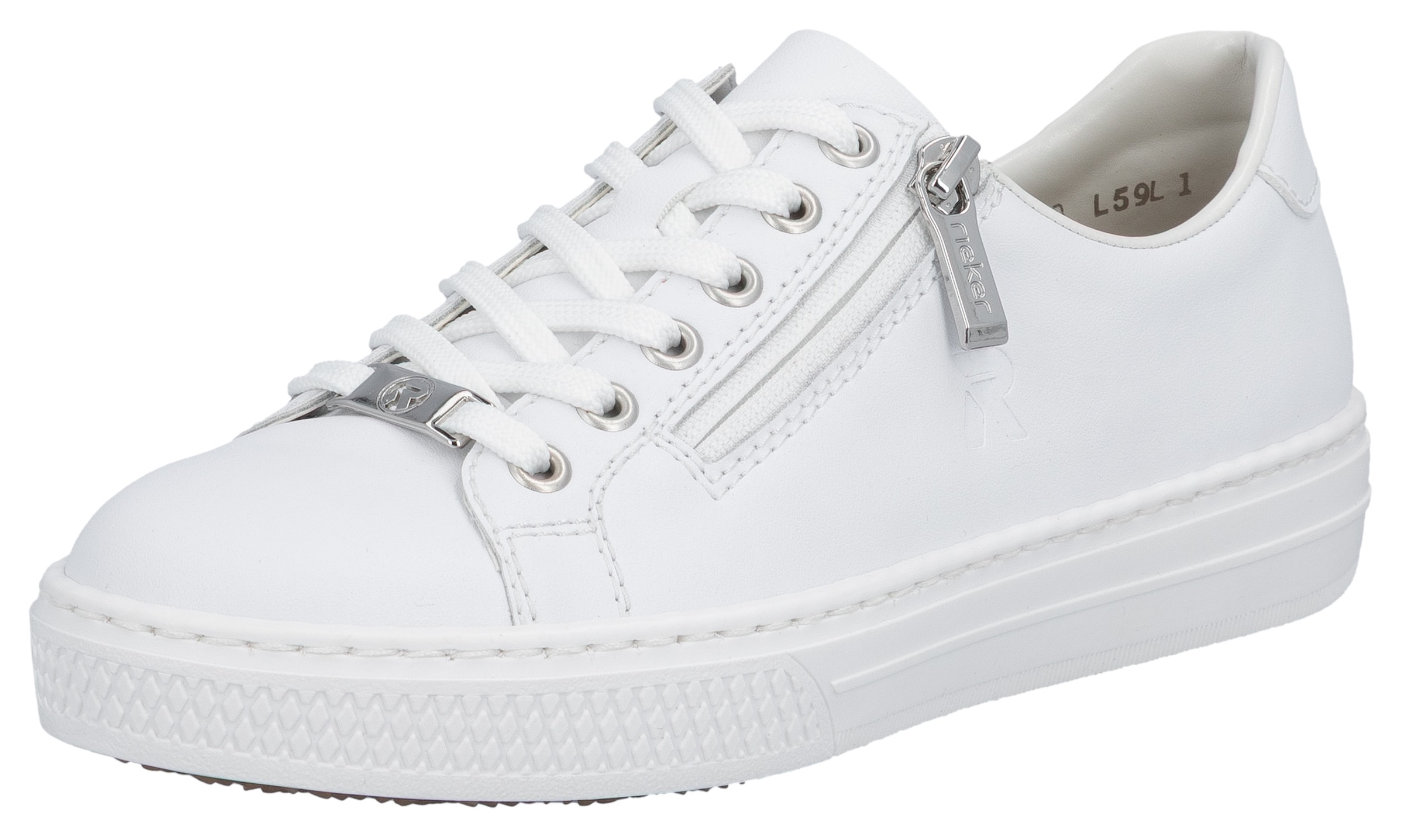 Image of Rieker Sneaker mit Memosoft-Innensohle, Freizeitschuh, Halbschuh, Schnürschuh