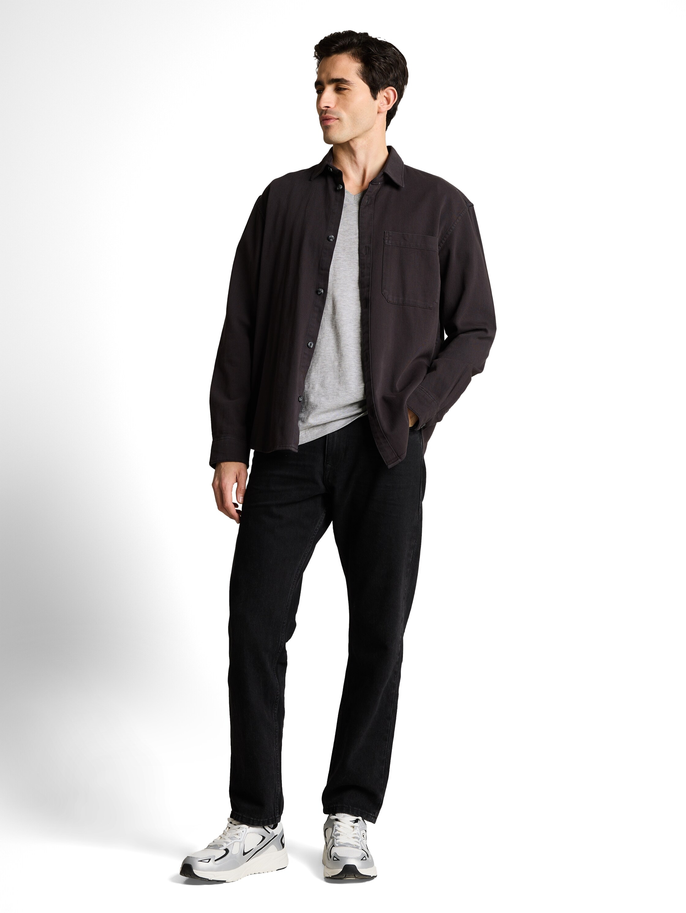 TOM TAILOR T-shirt Paquet, 2 avec col en V, lot de deux