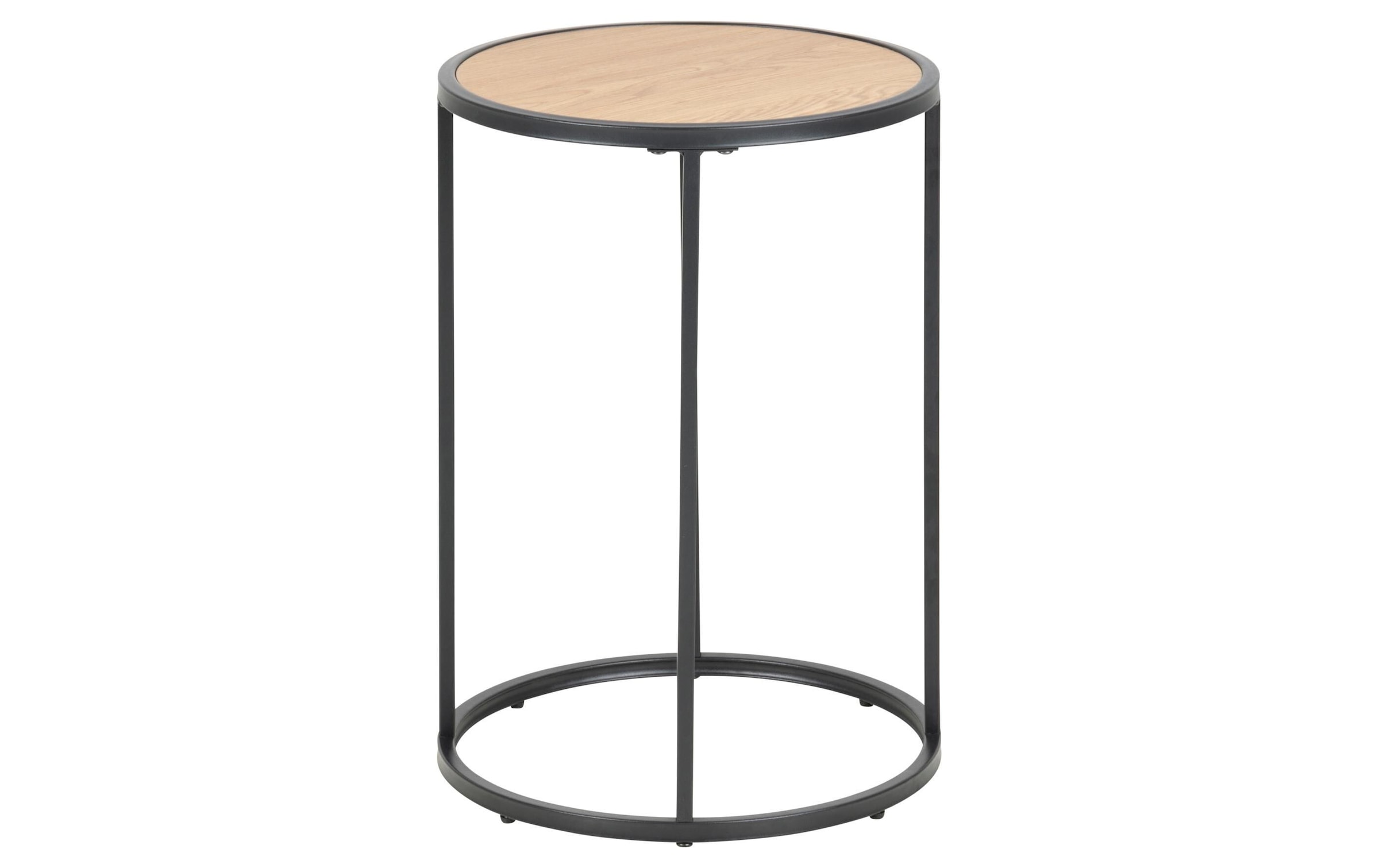 AC Design Beistelltisch Metallgestell im modernen Industrie-Look, rund, T: 40 x H: 55 cm