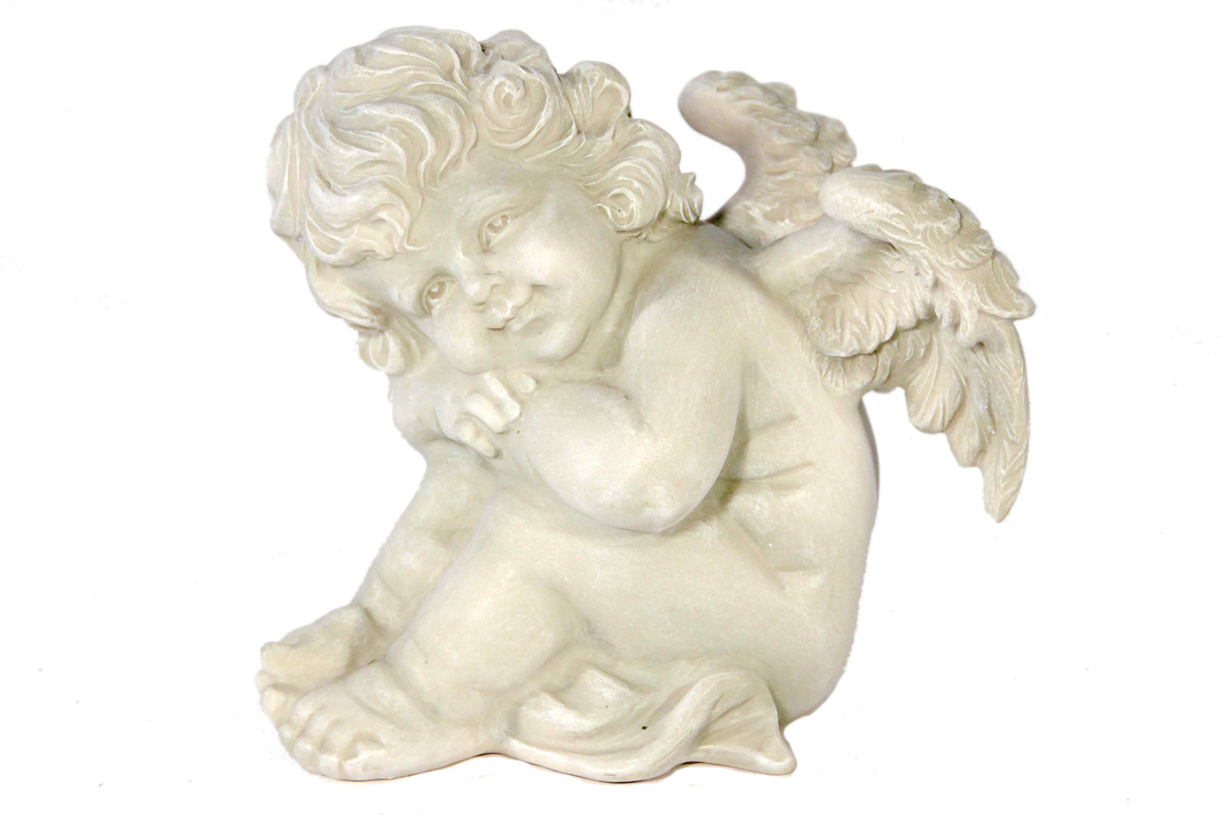 Image of Casa Collection by Jänig Engelfigur »Engel, Hände auf die Knie gestützt, H 16 cm«, (1 St.) bei Ackermann Versand Schweiz