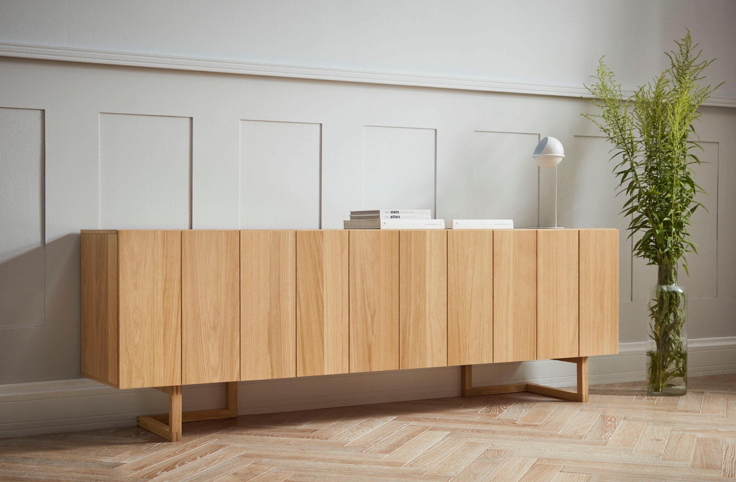 Image of andas Sideboard »Trauth«, Design by Morten Georgsen, mit massiven Eichenholzbeinen, in zwei verschiedenen Breiten erhältlich bei Ackermann Versand Schweiz