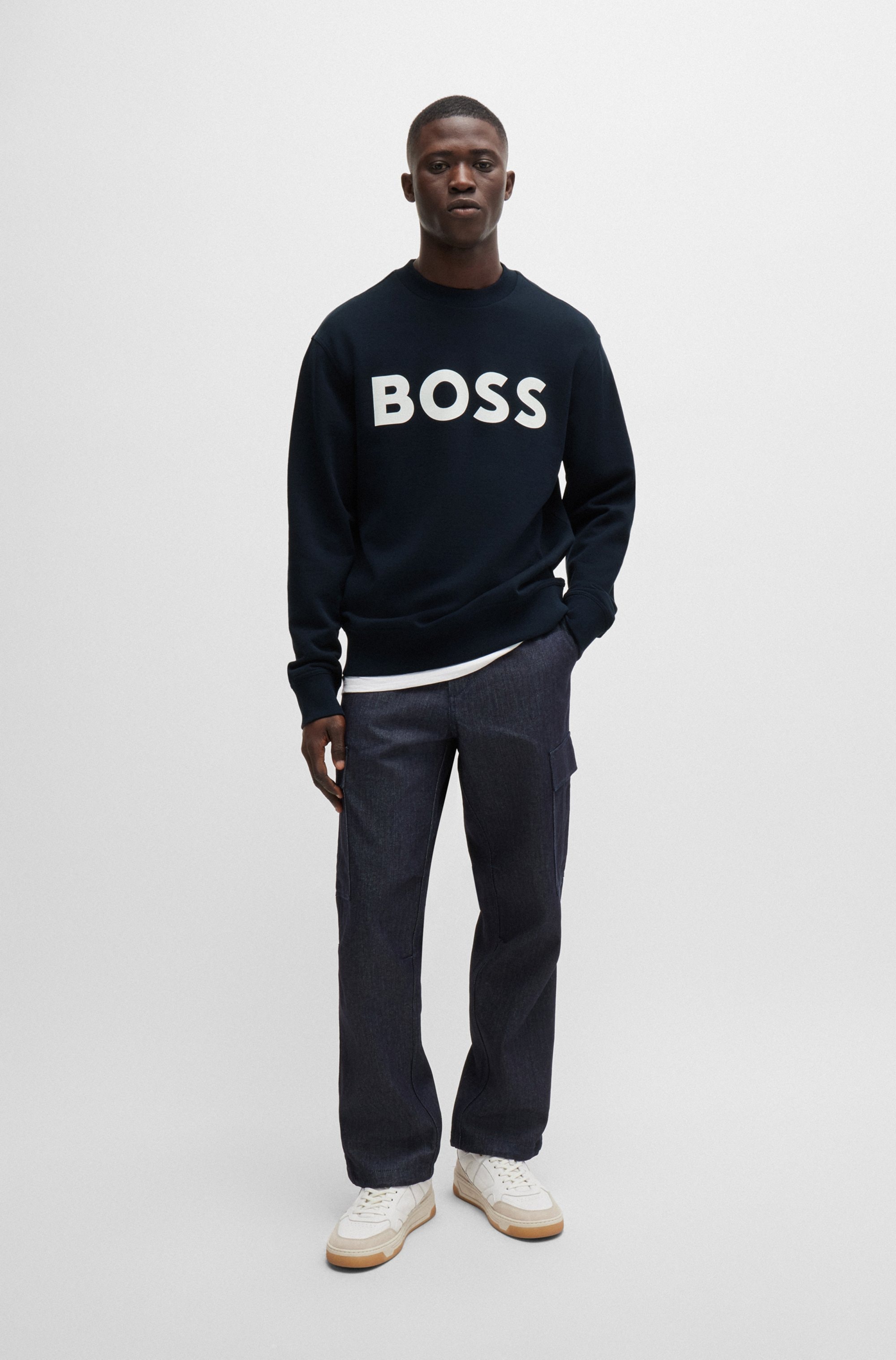 BOSS ORANGE Sweatshirt »WeBasicCrew«, mit Rundhalsausschnitt
