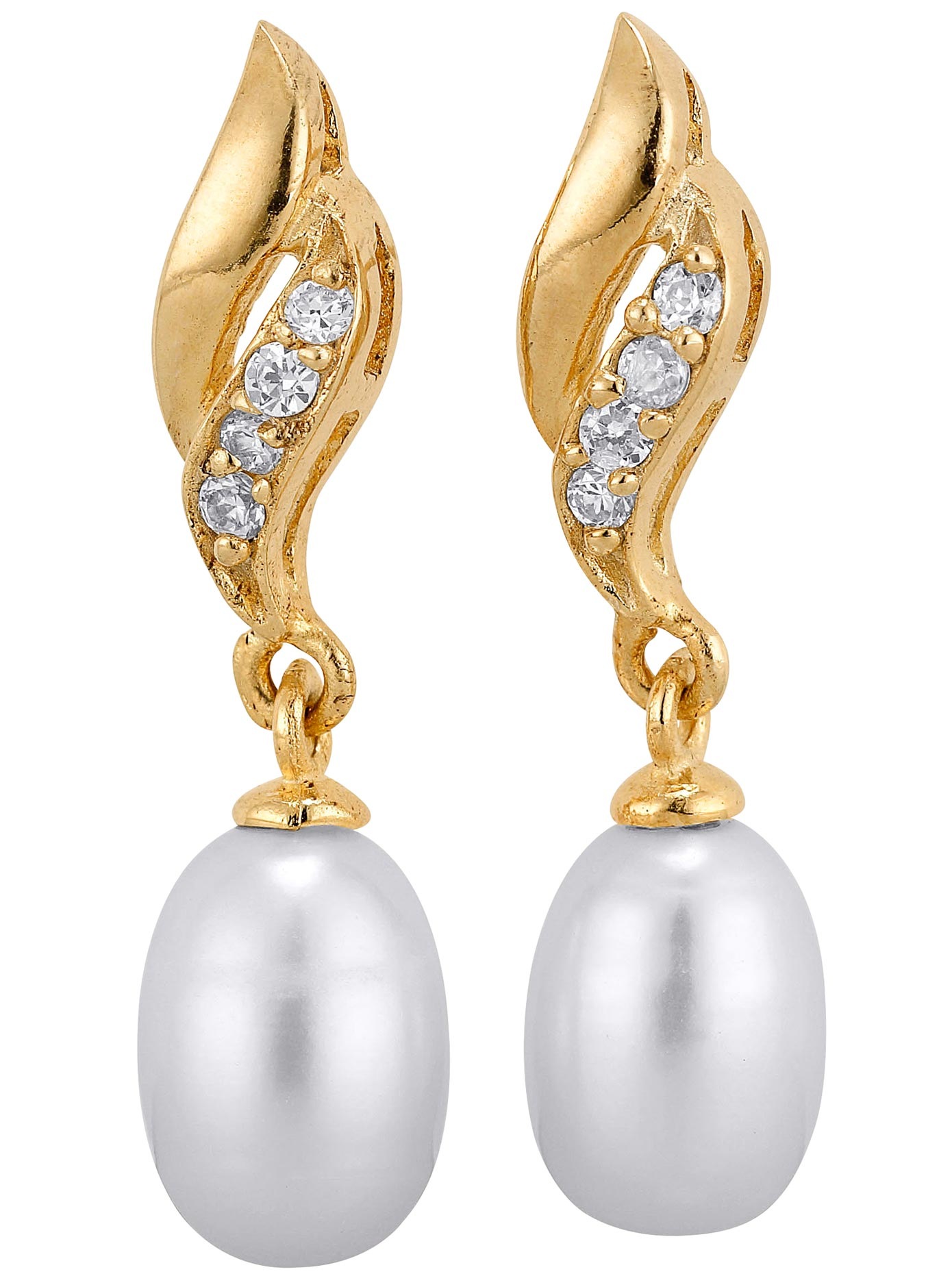 Paar Ohrhänger mit Zirkonia