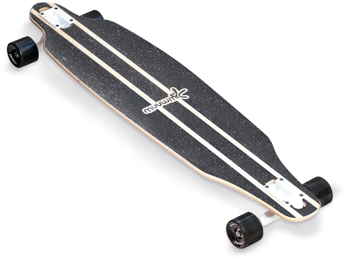 Muuwmi Longboard »Beach/Wood, ABEC 7«