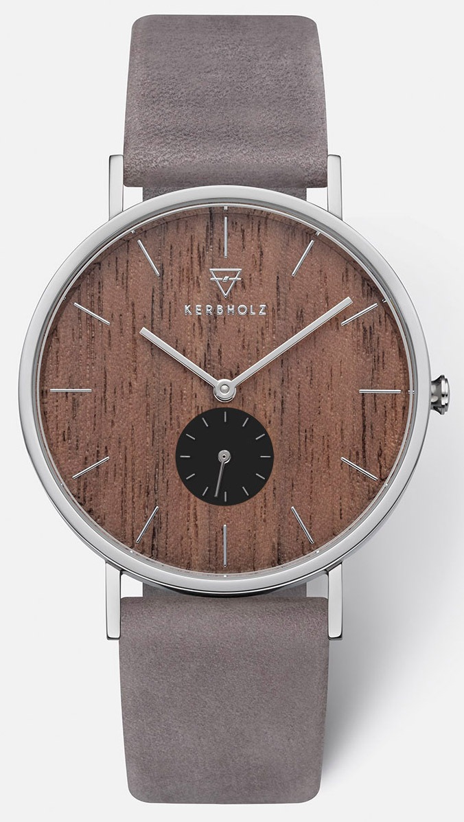 Image of KERBHOLZ Quarzuhr »Fritz Walnut Grey« bei Ackermann Versand Schweiz