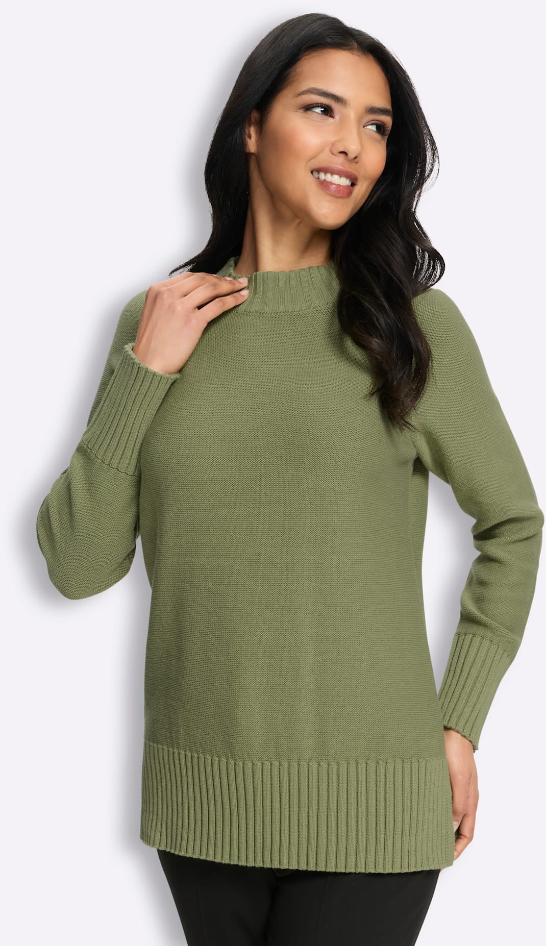 Classic Basics Stehkragenpullover "Stehkragen-Pullover"