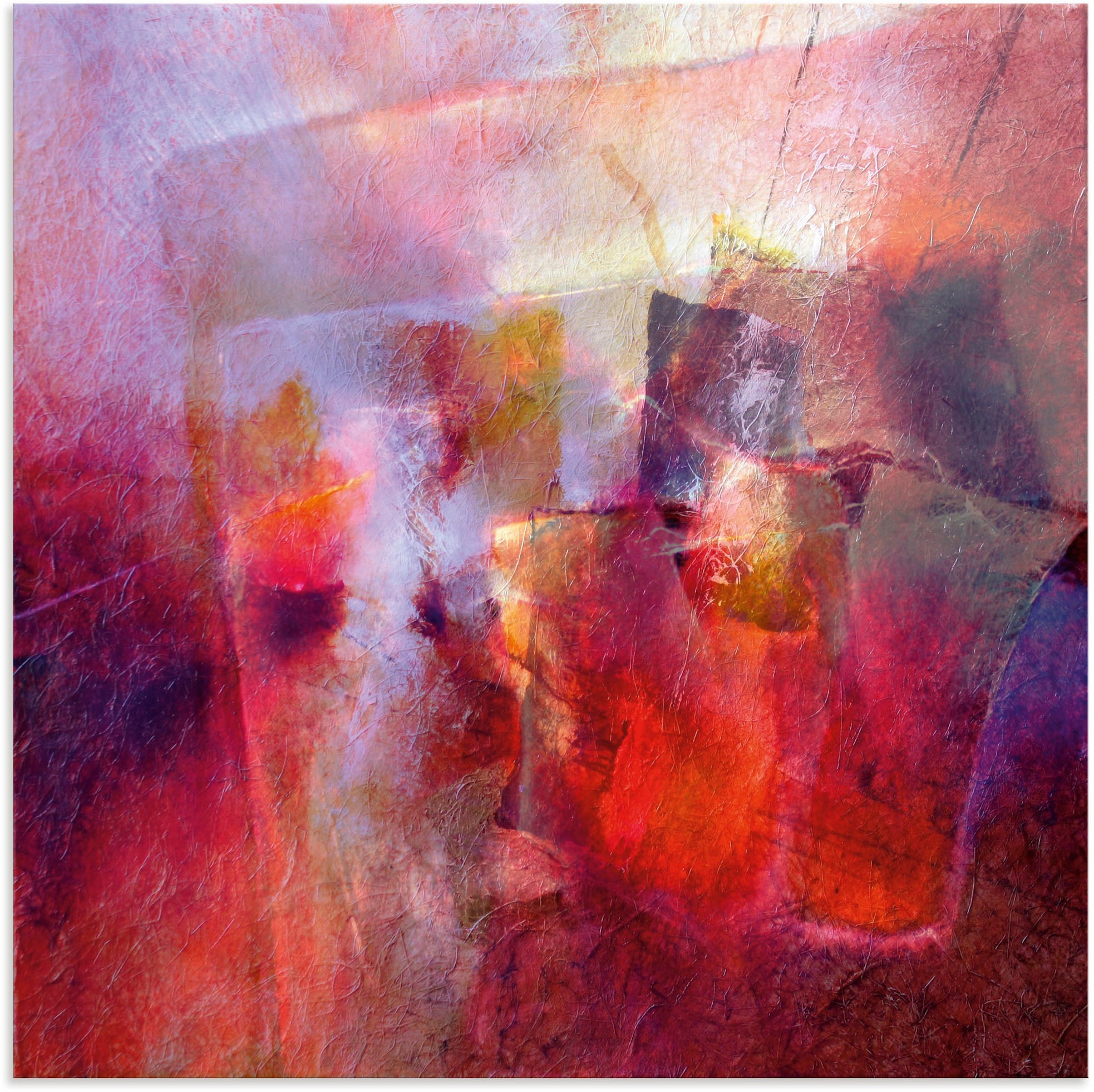 Image of Artland Wandbild »Sommer Abstrakt«, Gegenstandslos, (1 St.), in vielen Grössen & Produktarten - Alubild / Outdoorbild für den Aussenbereich, Leinwandbild, Poster, Wandaufkleber / Wandtattoo auch für Badezimmer geeignet bei Ackermann Versand Schweiz