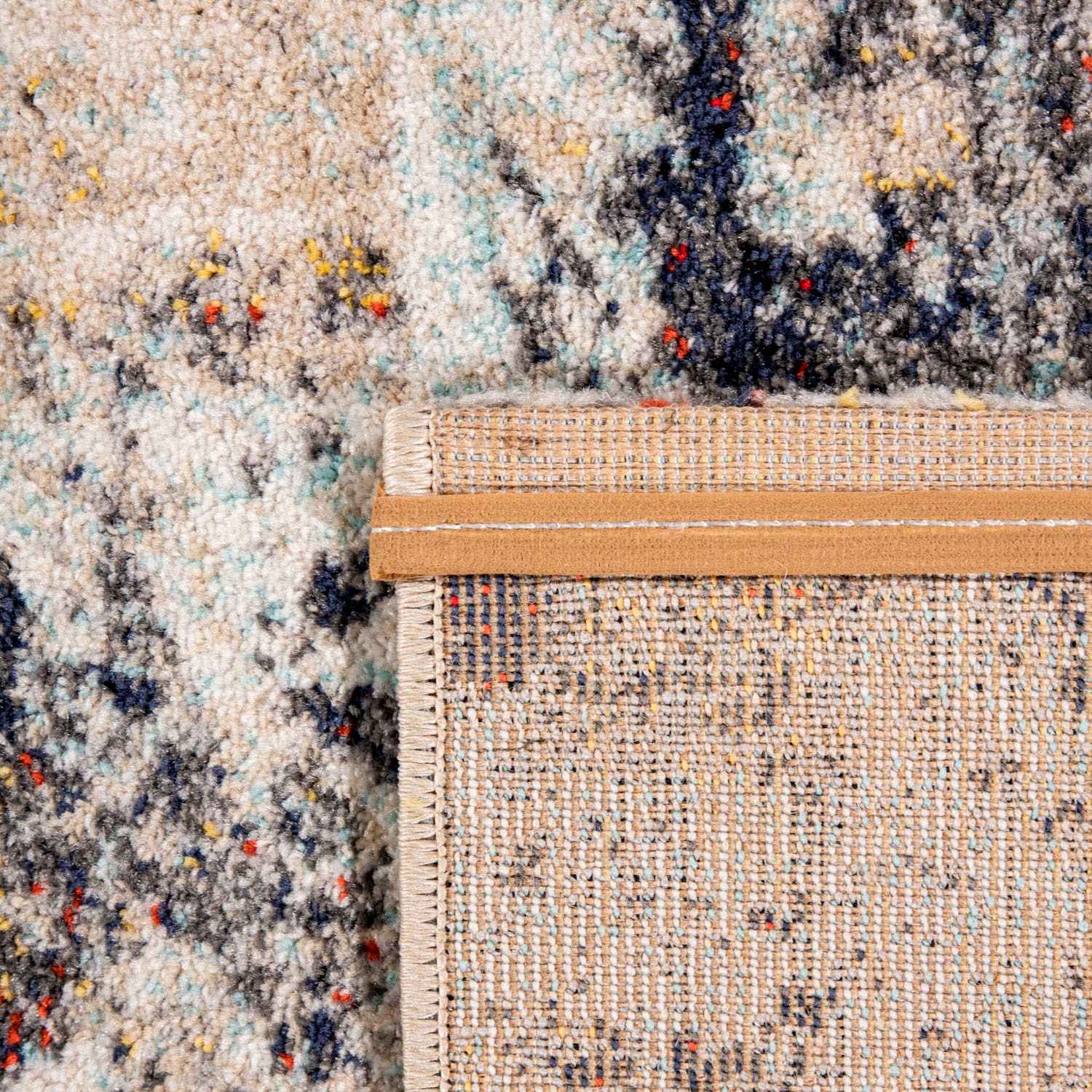 Paco Home Tapis »Jazz 711« Rectangulaire 13 mm Höhe Kurzflor, modernes buntes Design und Used-Look