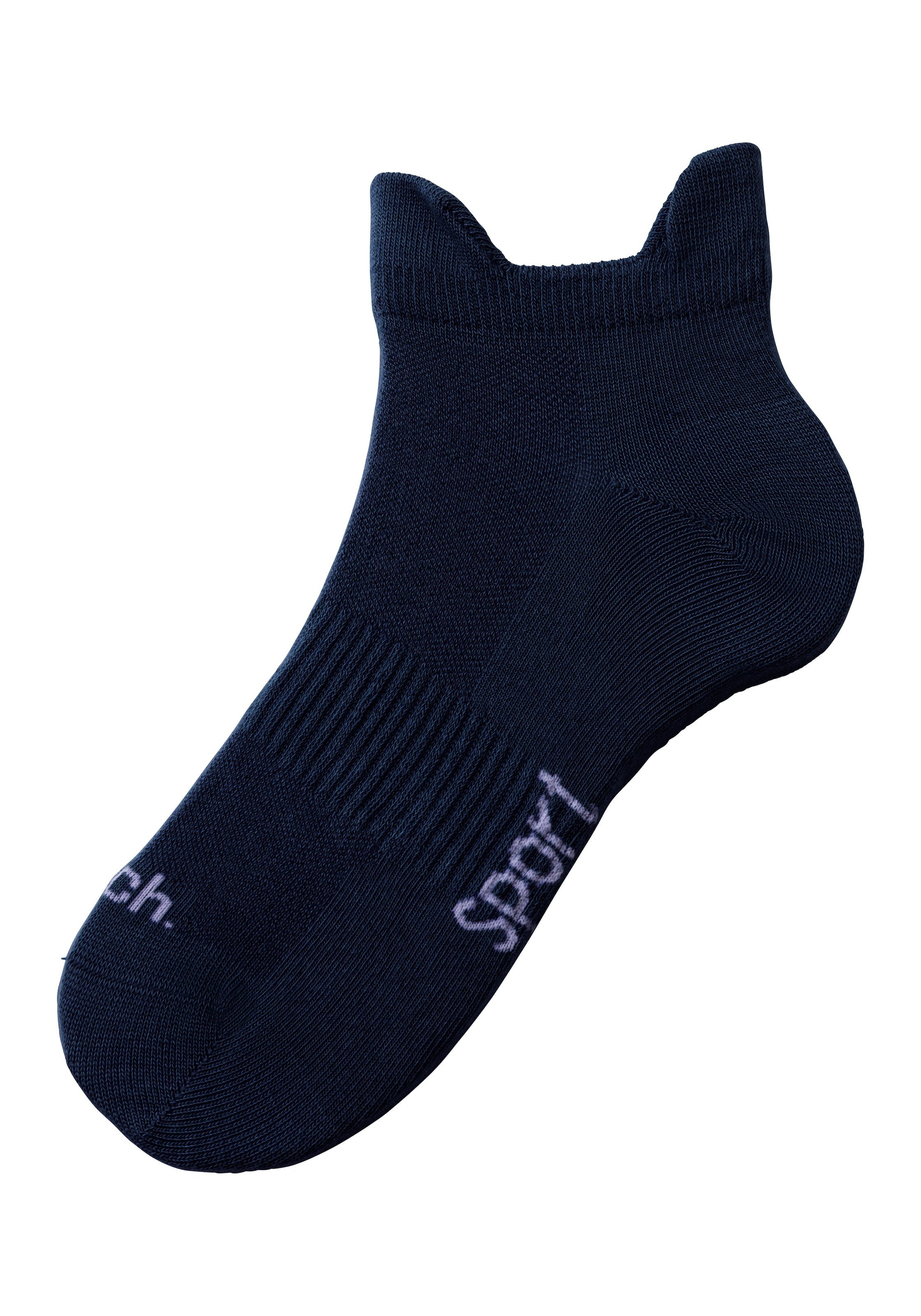 Bench. Chaussettes de baskets Packung, 6 cuis tlg. mit feiner Mesh Konstruktion und Mittelfussgummi