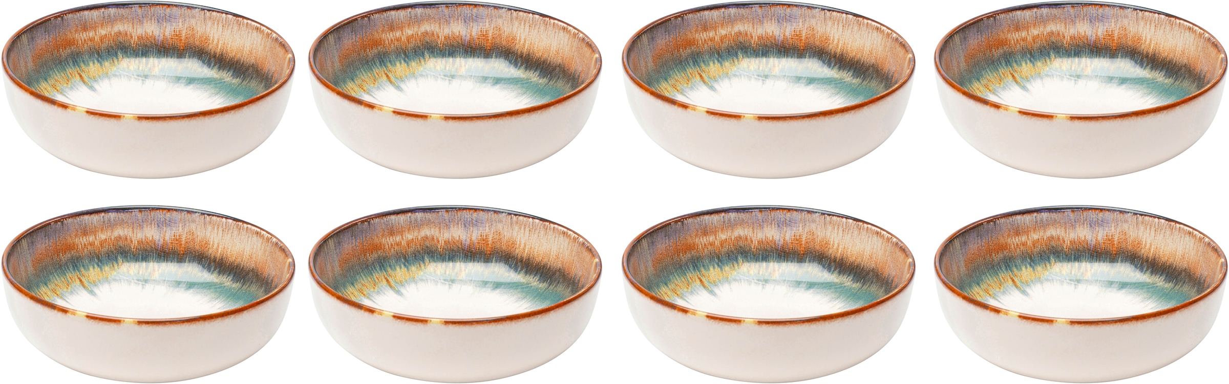 Image of Kare Design Schüssel "Laguna Blau Ø18cm" 8 aus Steingut aus Steingut
