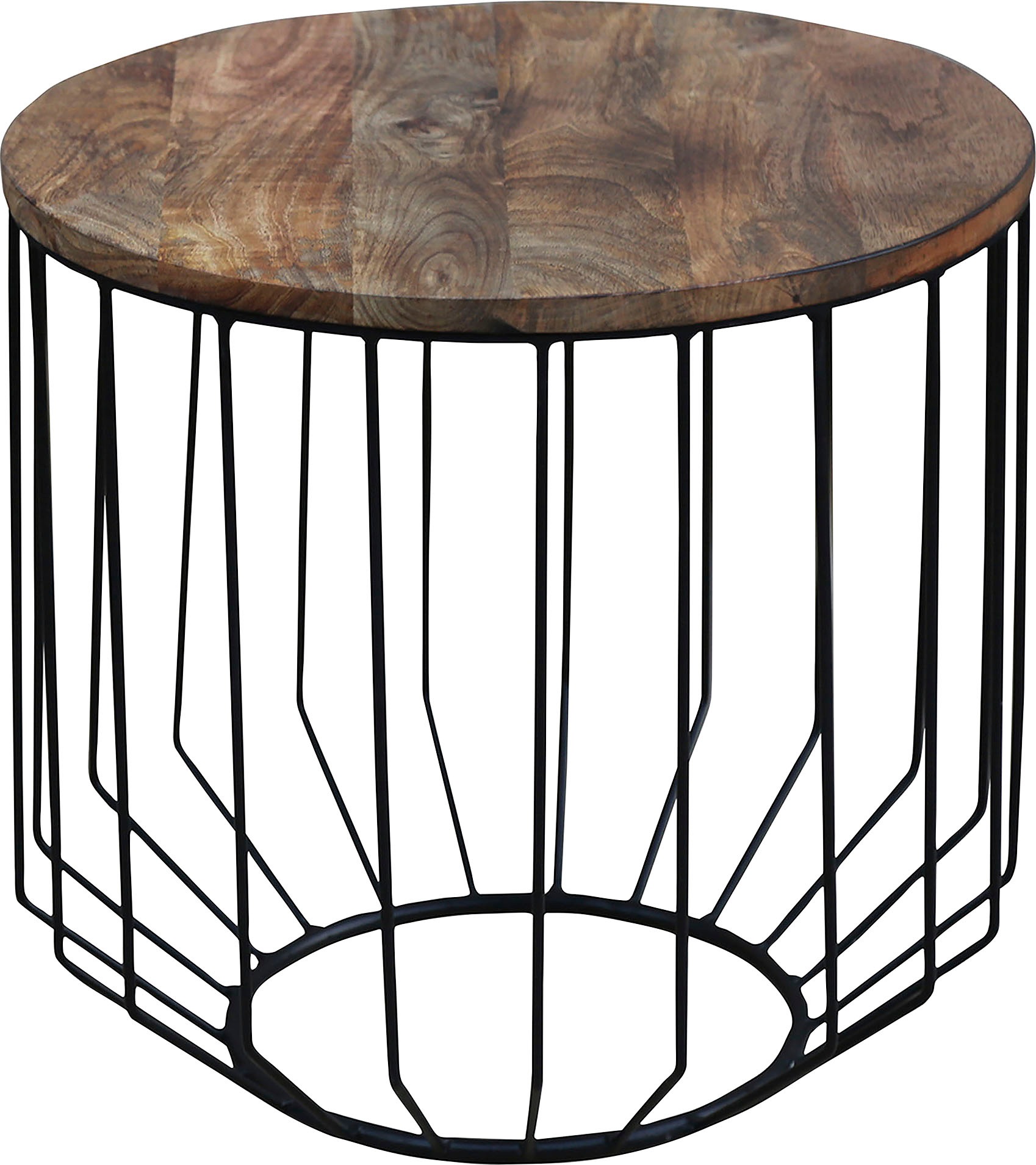 Image of byLIVING Couchtisch »Tarek«, aus Massivholz, Durchmesser 50 cm bei Ackermann Versand Schweiz