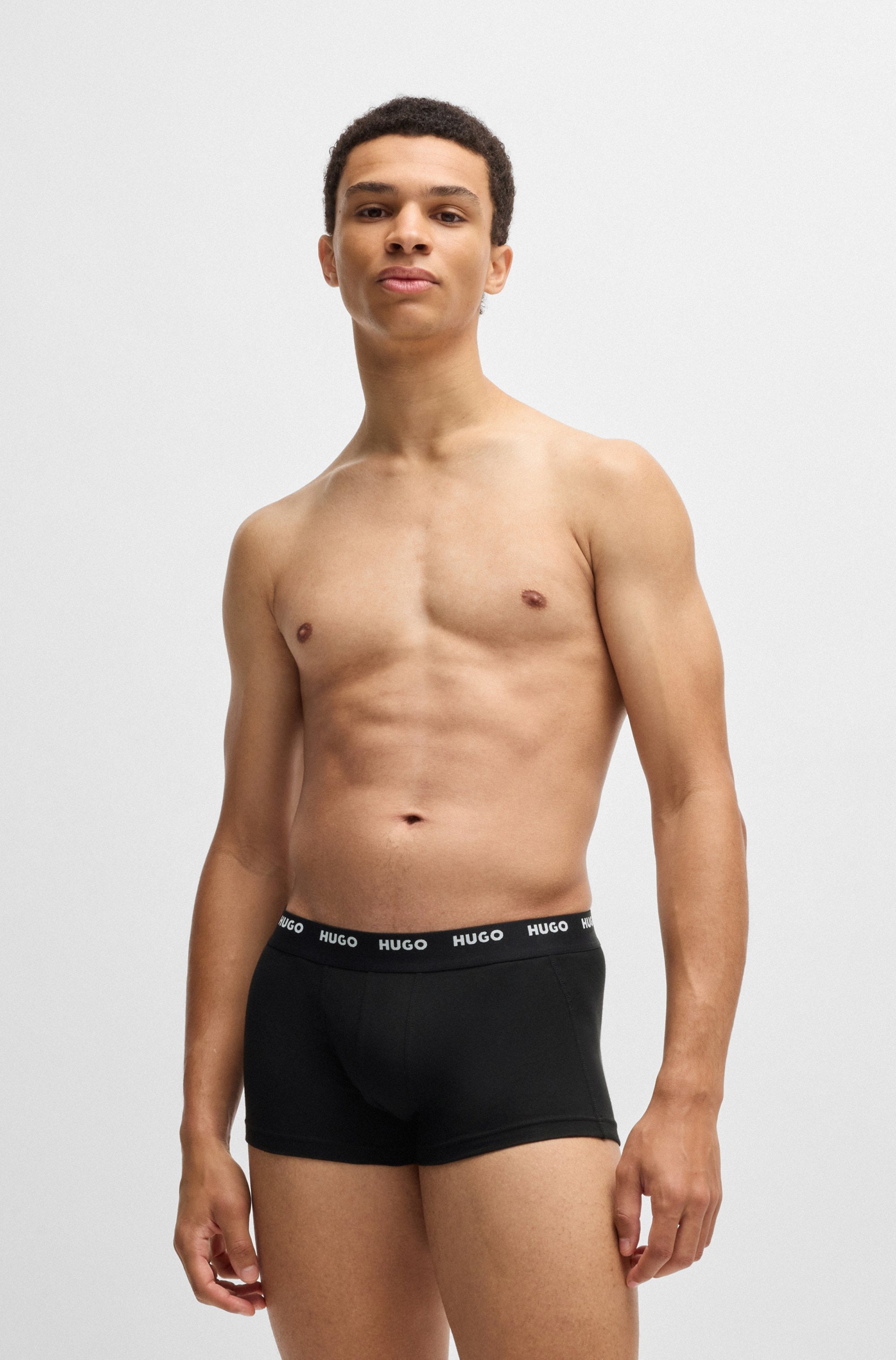 HUGO Underwear Tronc »TRUNK FIVE PACK« 5 cuis mit HUGO Logoschriftzug am Bund