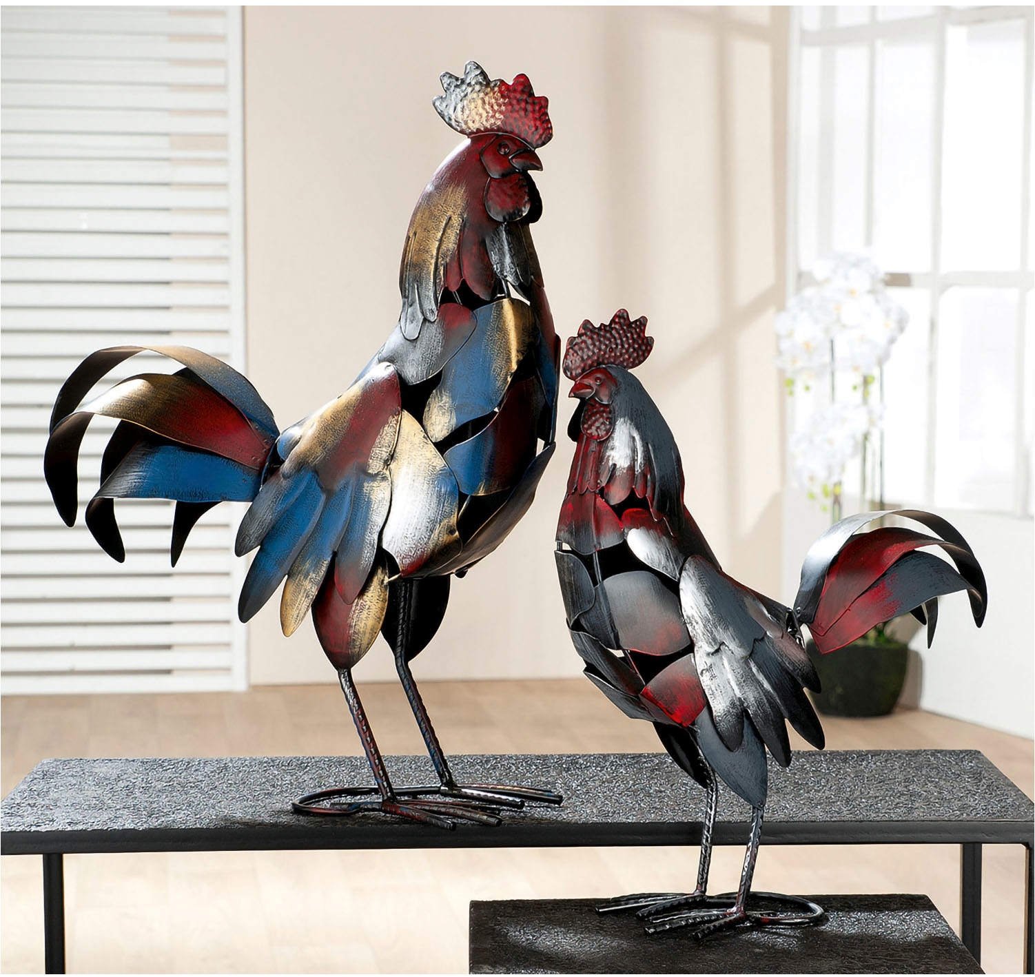 Image of GILDE Tierfigur "Figur Hahn "Otto""