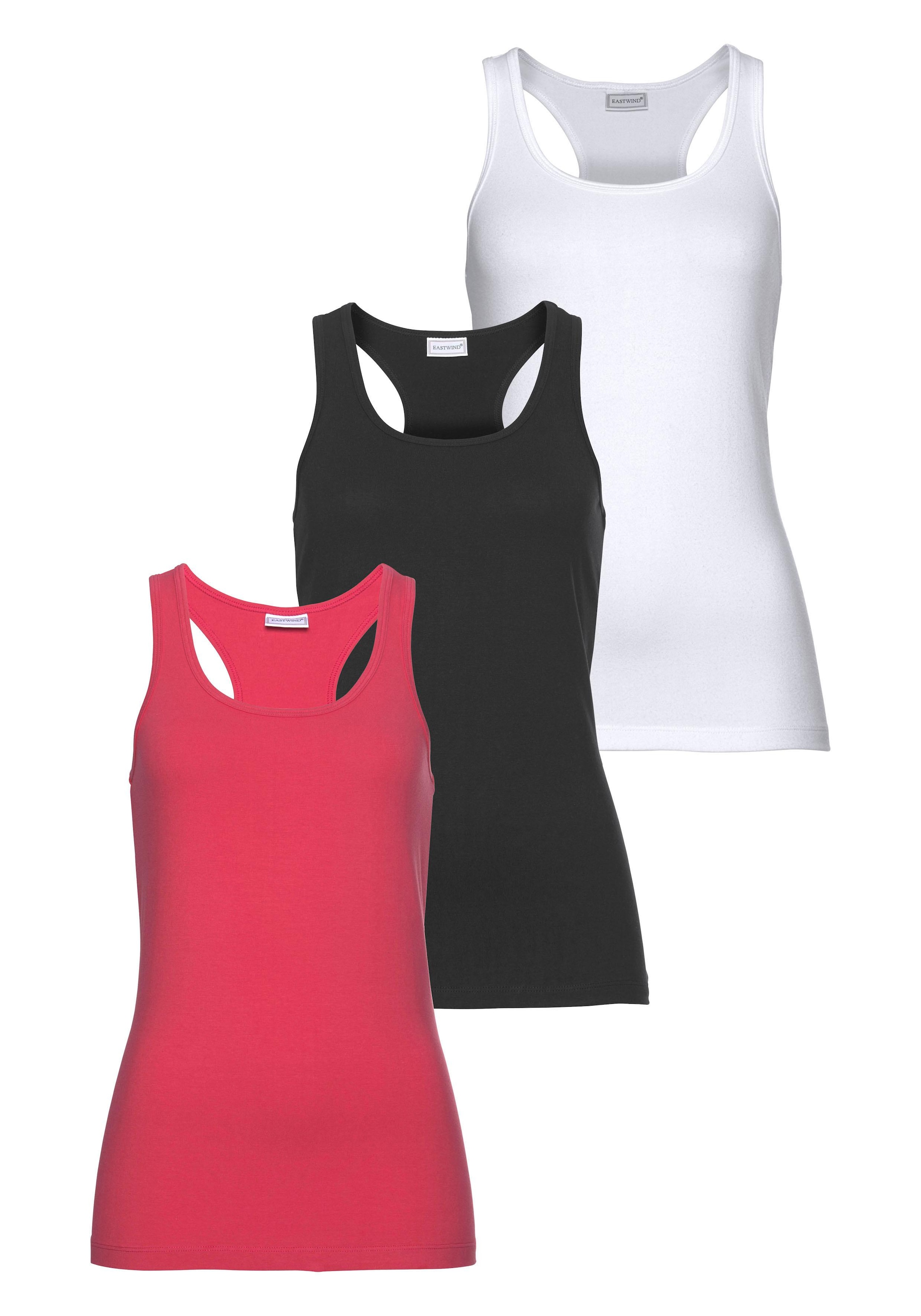Image of Eastwind Tanktop Packung, 3er-Pack, 3 Stk. Hüftlanger Schnitt im 3er-Pack