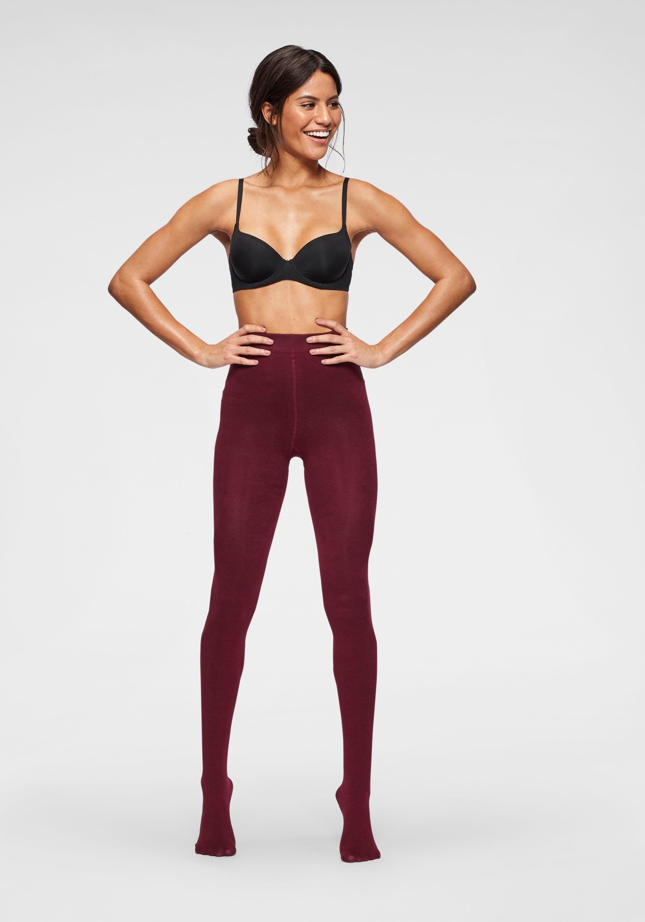 Lavana Thermostrumpfhose »Damenstrumpfhose für kalte Tage« Packung, 2 Stk. mit angerauter Innenseite