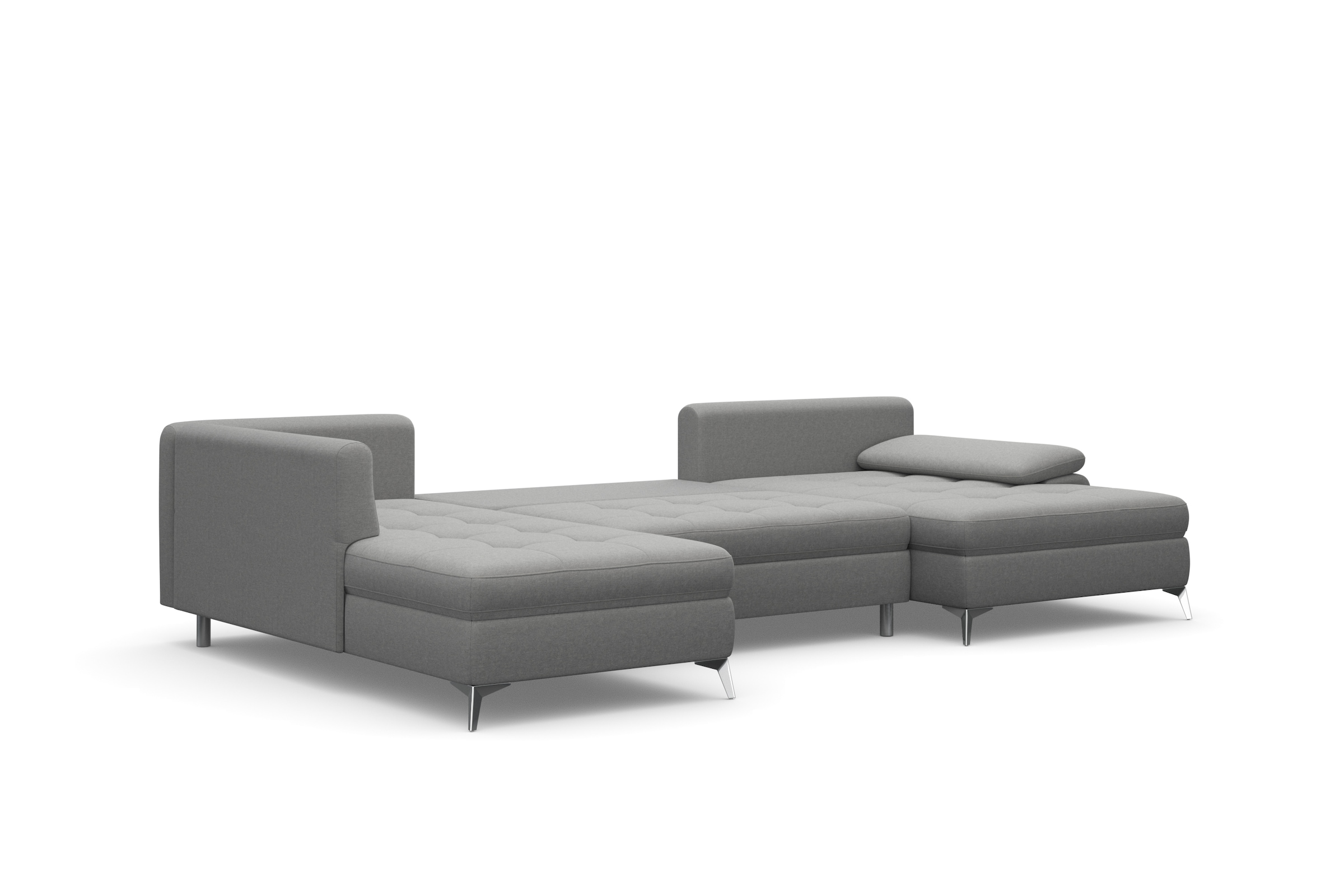 sit&more Wohnlandschaft »Latigo U-Form«, mit Recamiere, wahlweise mit Bettfunktion und Bettkasten