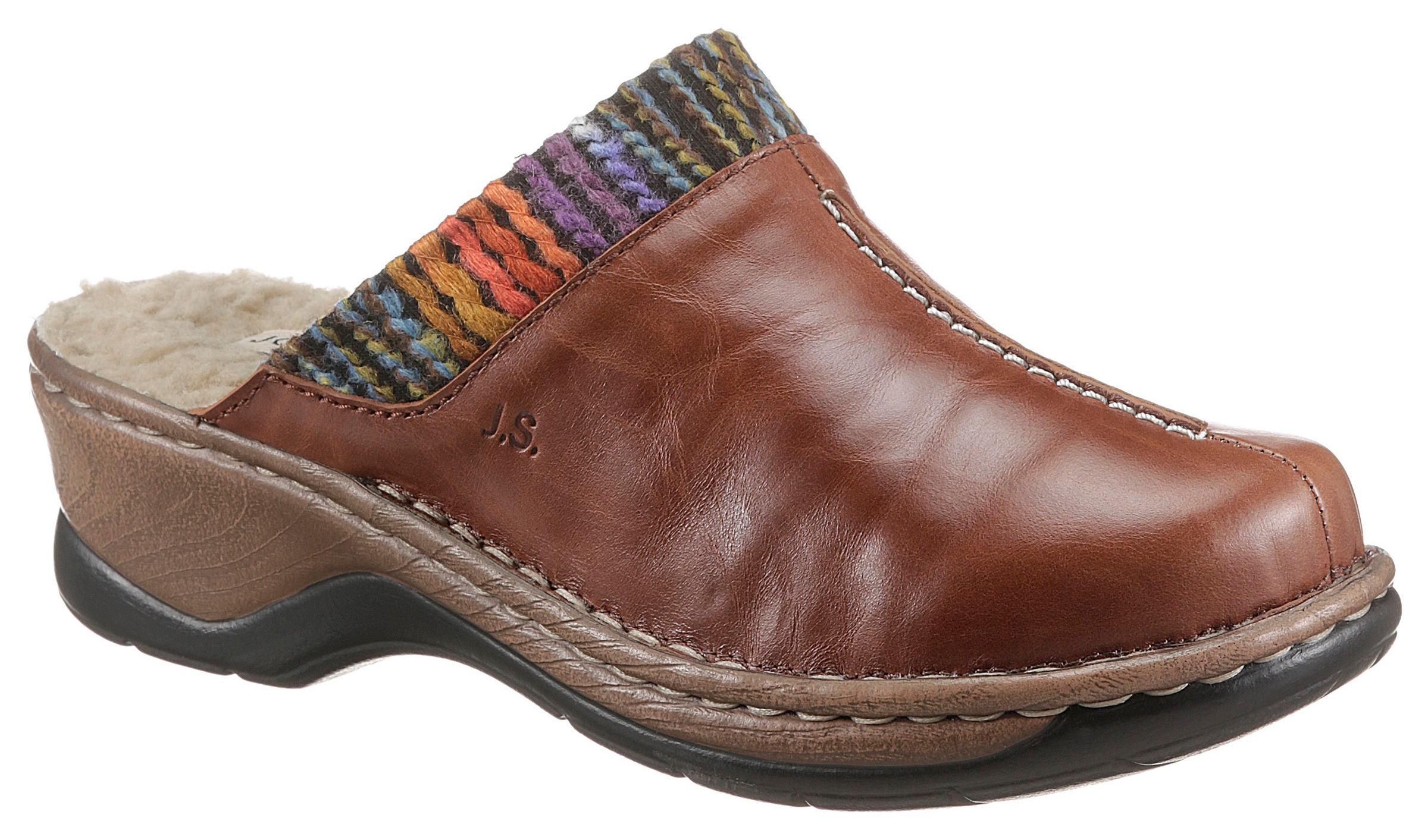 Image of Josef Seibel Clog »CATALONIA 59«, mit buntem Textilbesatz bei Ackermann Versand Schweiz