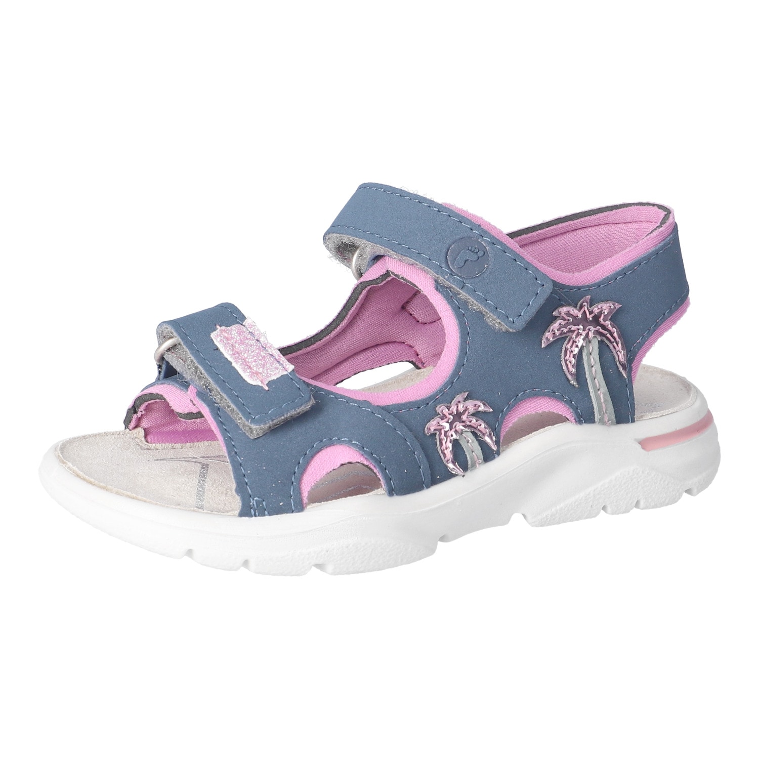 Image of Ricosta Sandale "Carmi" Klettschuh mit Glitzer, mit WMS, Grössenschablone zum Download