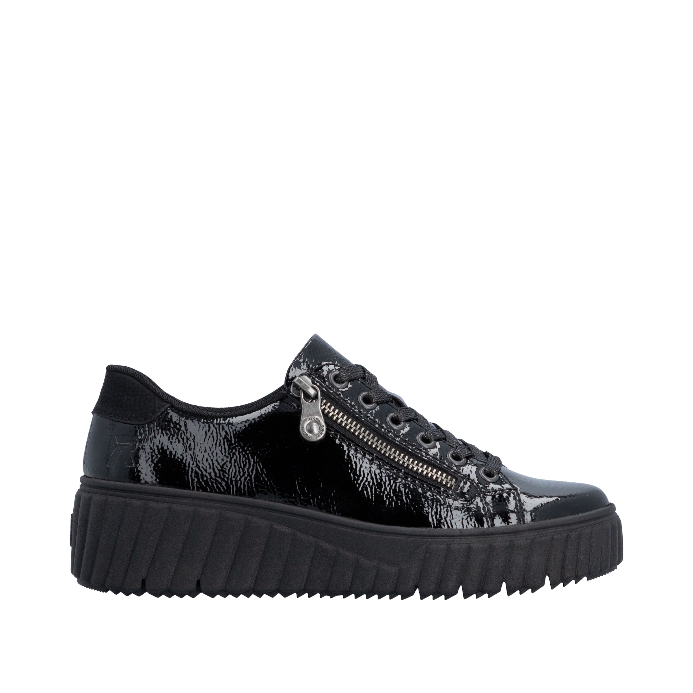 Rieker Baskets à plateforme  chaussure de loisir, chaussure basse, à lacets avec semelle compensée