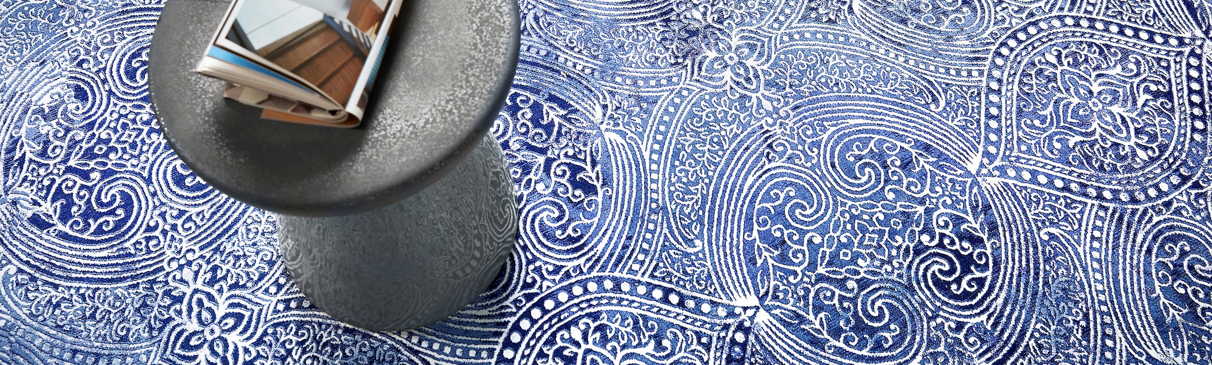 Wecon home Teppich »Grace« rechteckig 6 mm Höhe Vintage Look, Used Look, moderner Kurzflor, Wohnzimmer