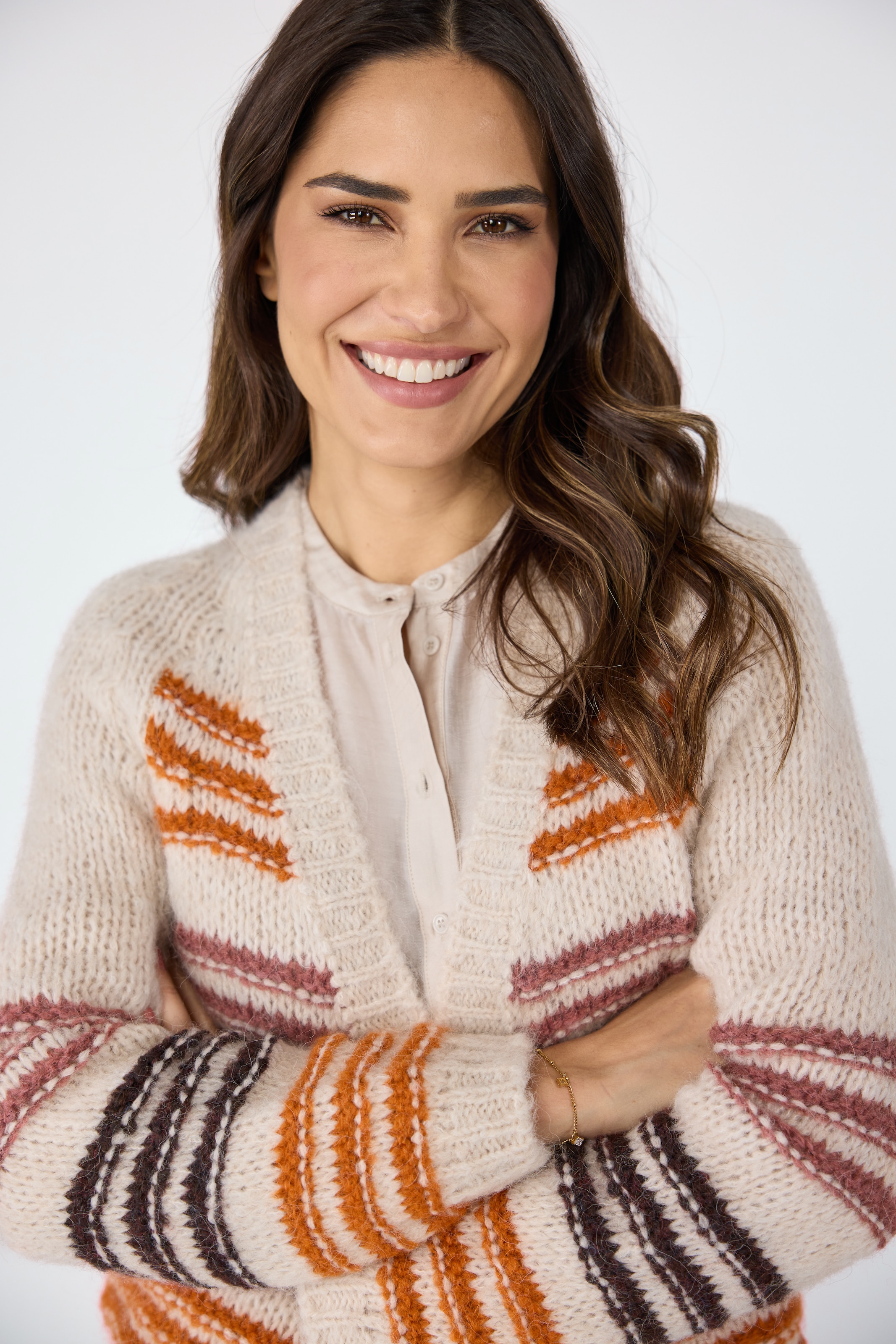 Lieblingsstück Strickjacke »LibertyL«, mit Wollanteil und Alpaka
