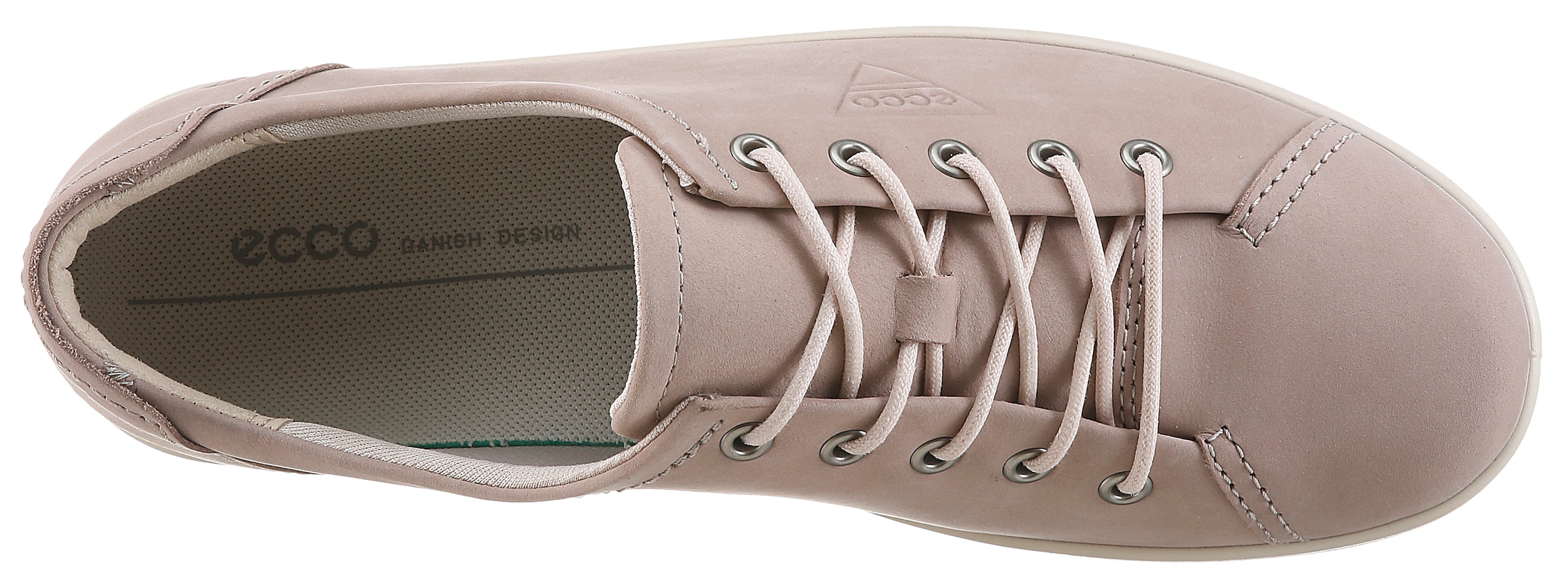 Ecco Schnürschuh »Ecco Soft 2.0«  , Freizeitschuh, Halbschuh, Schnürschuh mit dezenter Logo Prägung
