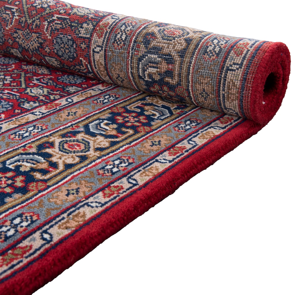 THEKO Orientteppich »Benares Herati«, rechteckig, reine Wolle, handgeknüpft, mit Fransen