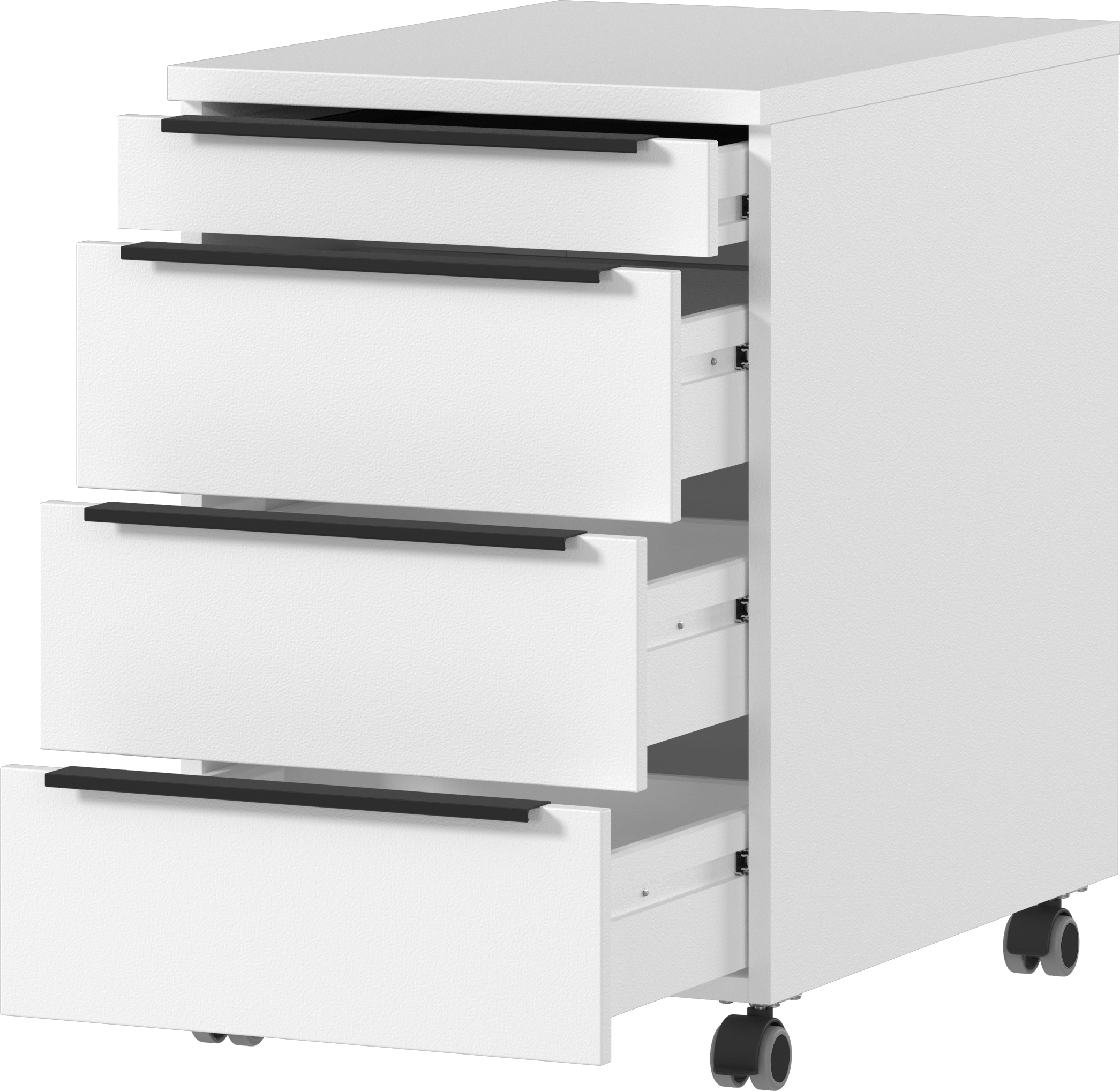 GERMANIA Büromöbel-Set »Mailand«, (4 tlg.), inkl. Schreibtisch, Rollcontainer, Raumteiler und Sideboard