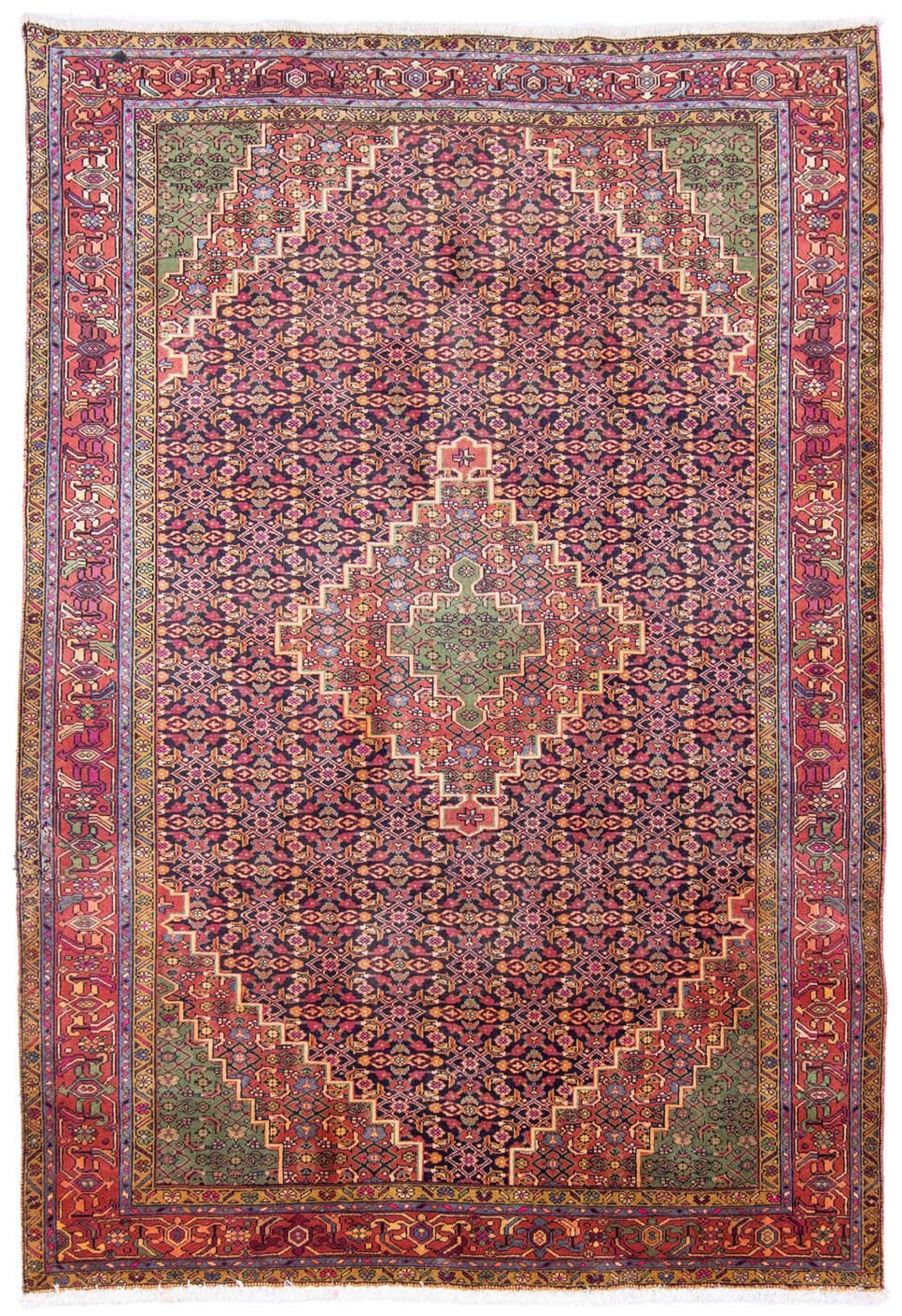 Image of morgenland Wollteppich »Ardebil Medaillon Marrone chiaro 288 x 200 cm«, rechteckig, 1 mm Höhe, Unikat mit Zertifikat bei Ackermann Versand Schweiz