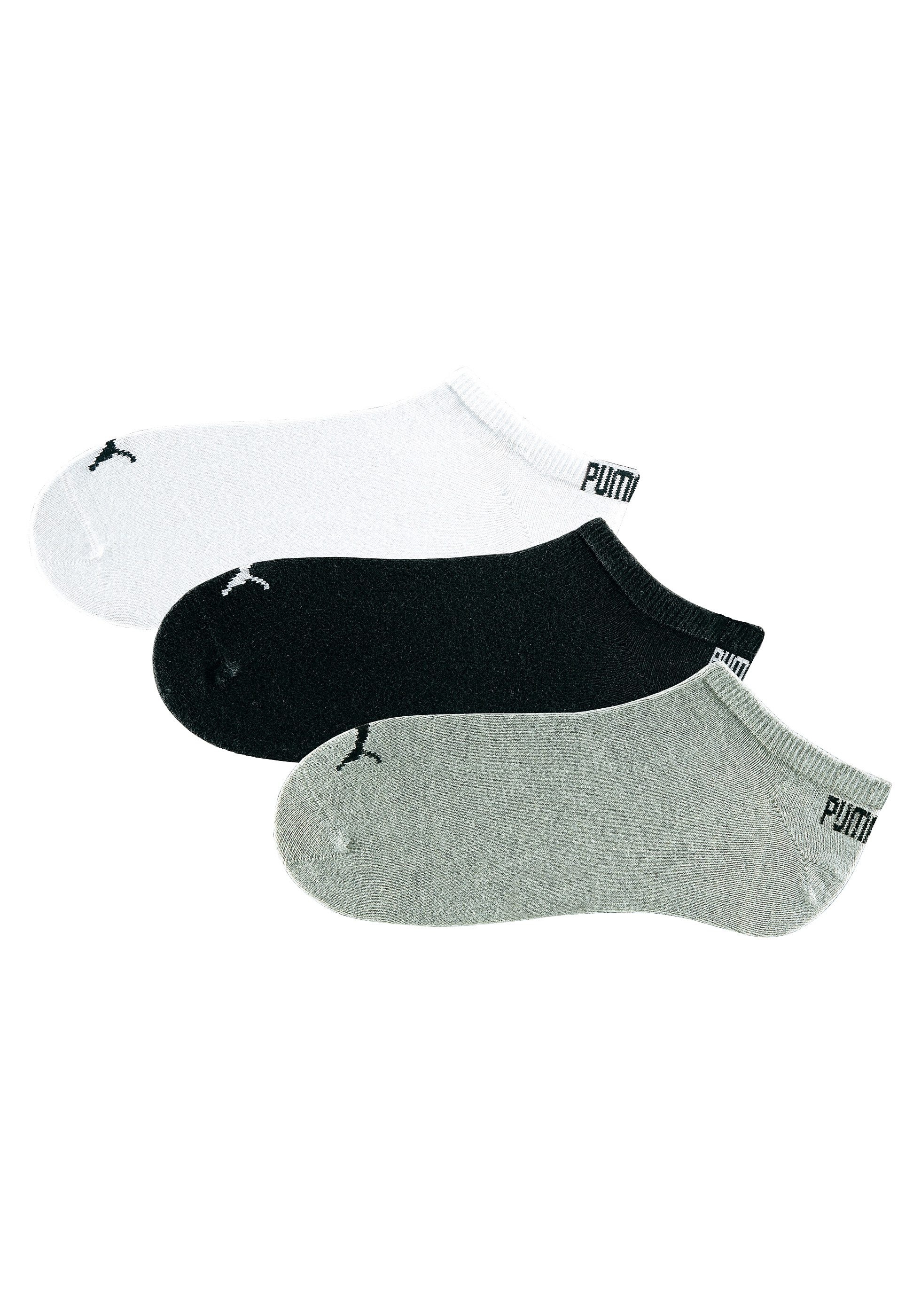 PUMA Sneakersocken, (3 Paar, 3er-Pack), in klassischer Form