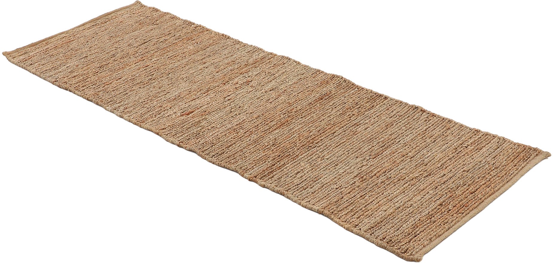 carpetfine Läufer »Nala Juteteppich Naturfaser«, rechteckig, 9 mm Höhe, wendbar, aus 100% Jute, in vielen Grössen und Formen, quadratisch, rund