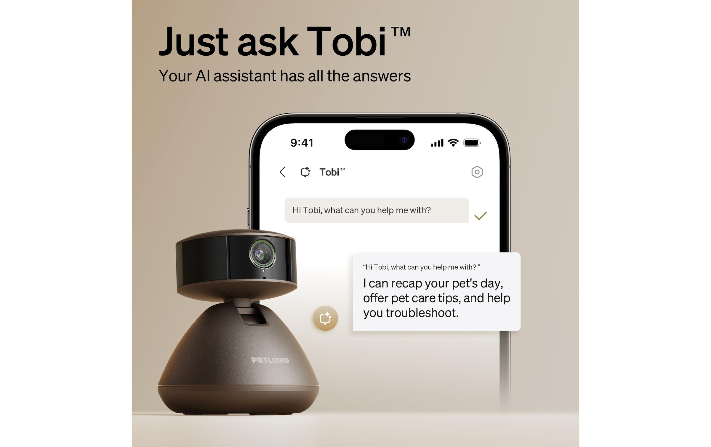  Caméra de surveillance »Petlibro Scout Smart AI Camera mit App«