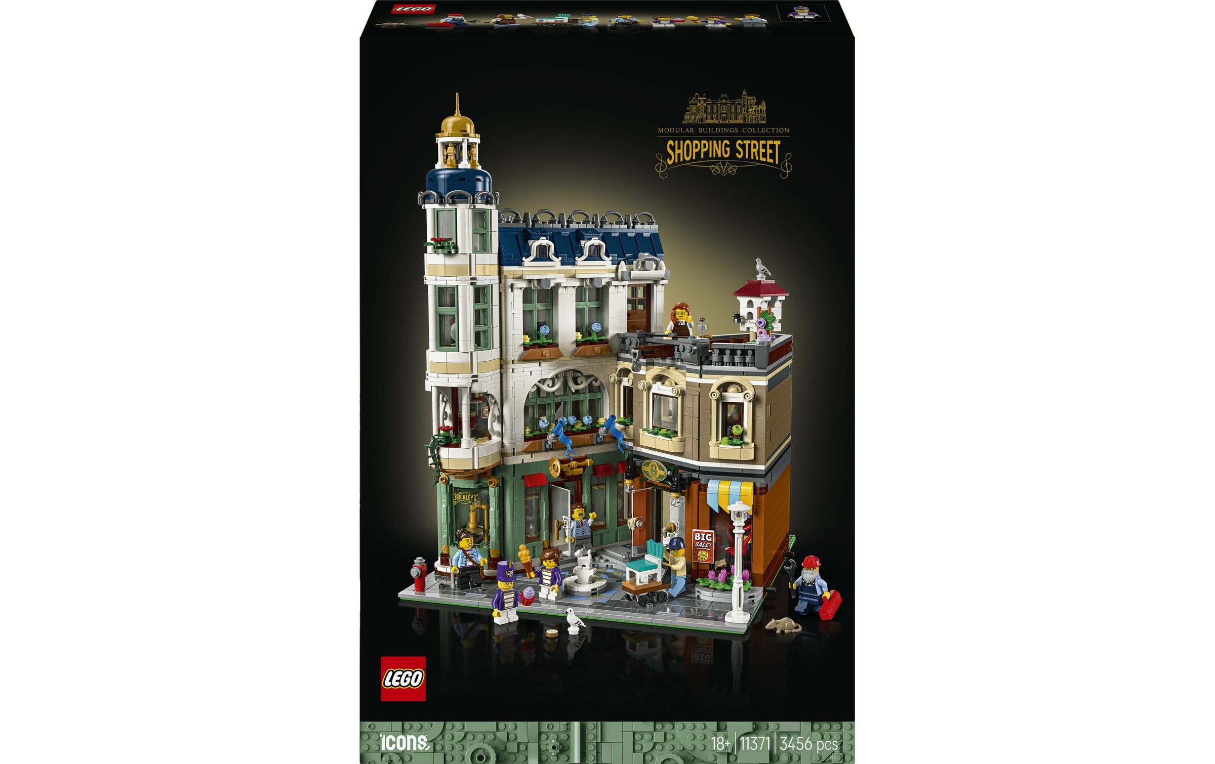 Image of LEGO Spielbausteine "Icons Einkaufsmeile 11371"