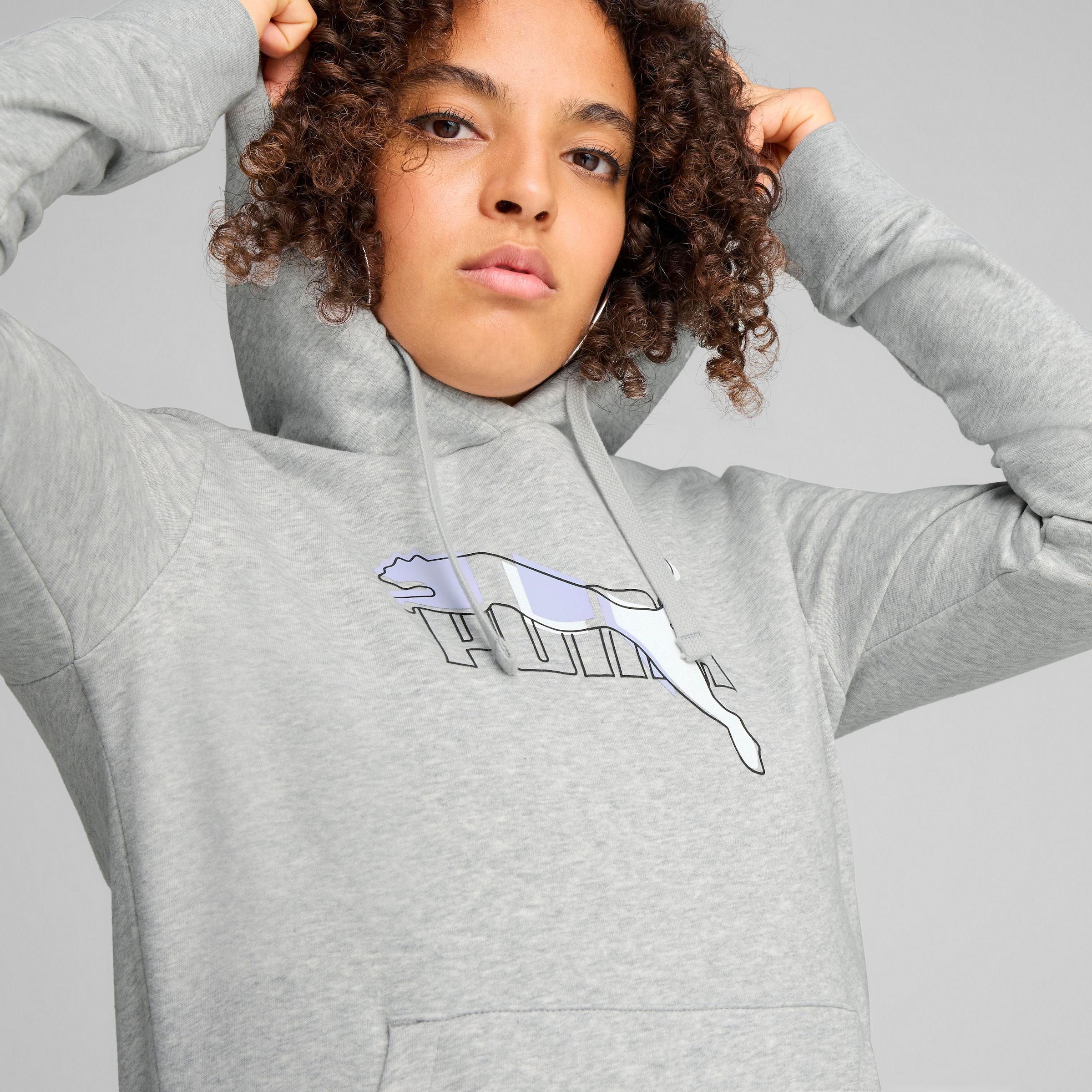 PUMA Sweat à capuche »ESS LOGO LAB HOODIE TR«, avec poche kangourou, capuche réglable, avec application imprimée
