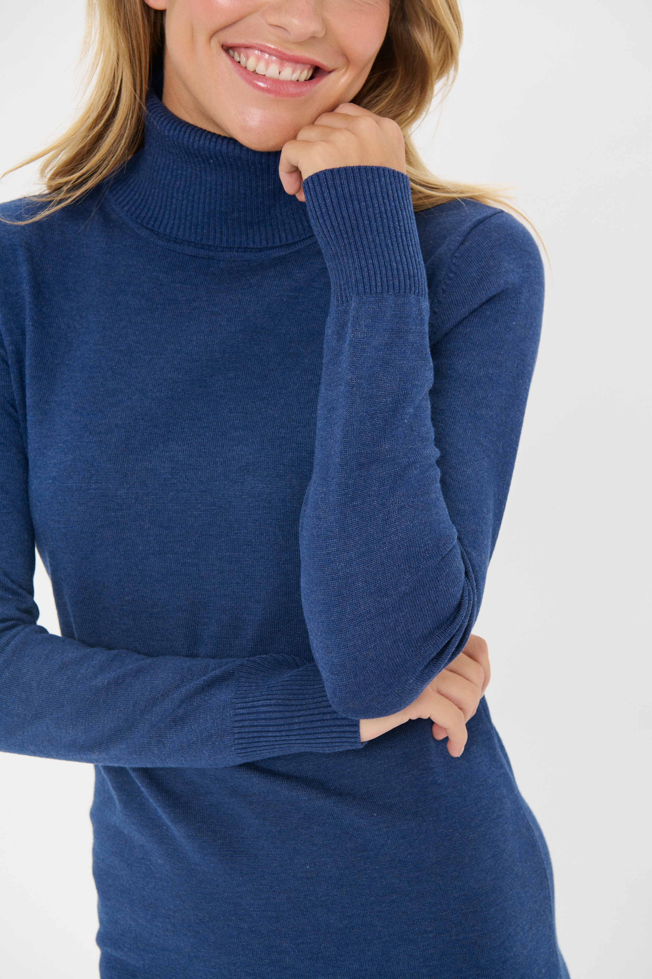 Saint Tropez Robe en tricot »U6801, MilaSZ Rollneck Dress« Coupe régulière, mélange de viscose