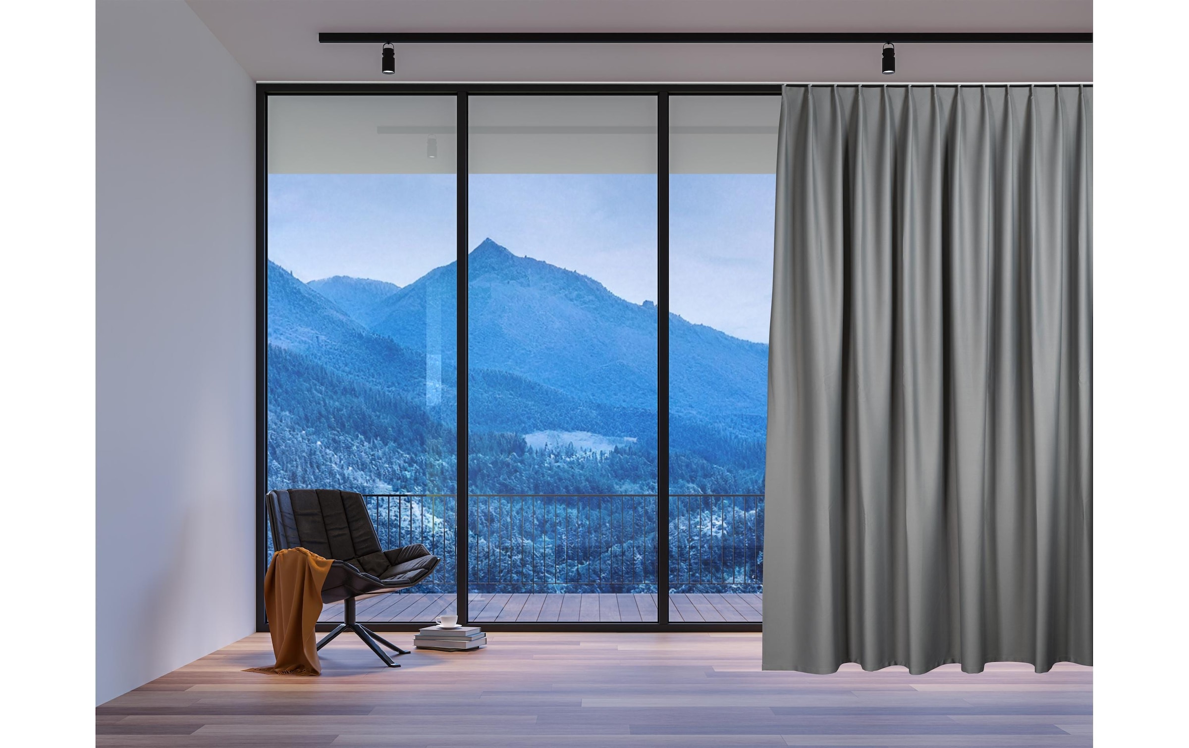   Rideau occultant »Casa Leon 140 cm x 245 cm« 1 cuis tlg. rideau prêt à poser occultant