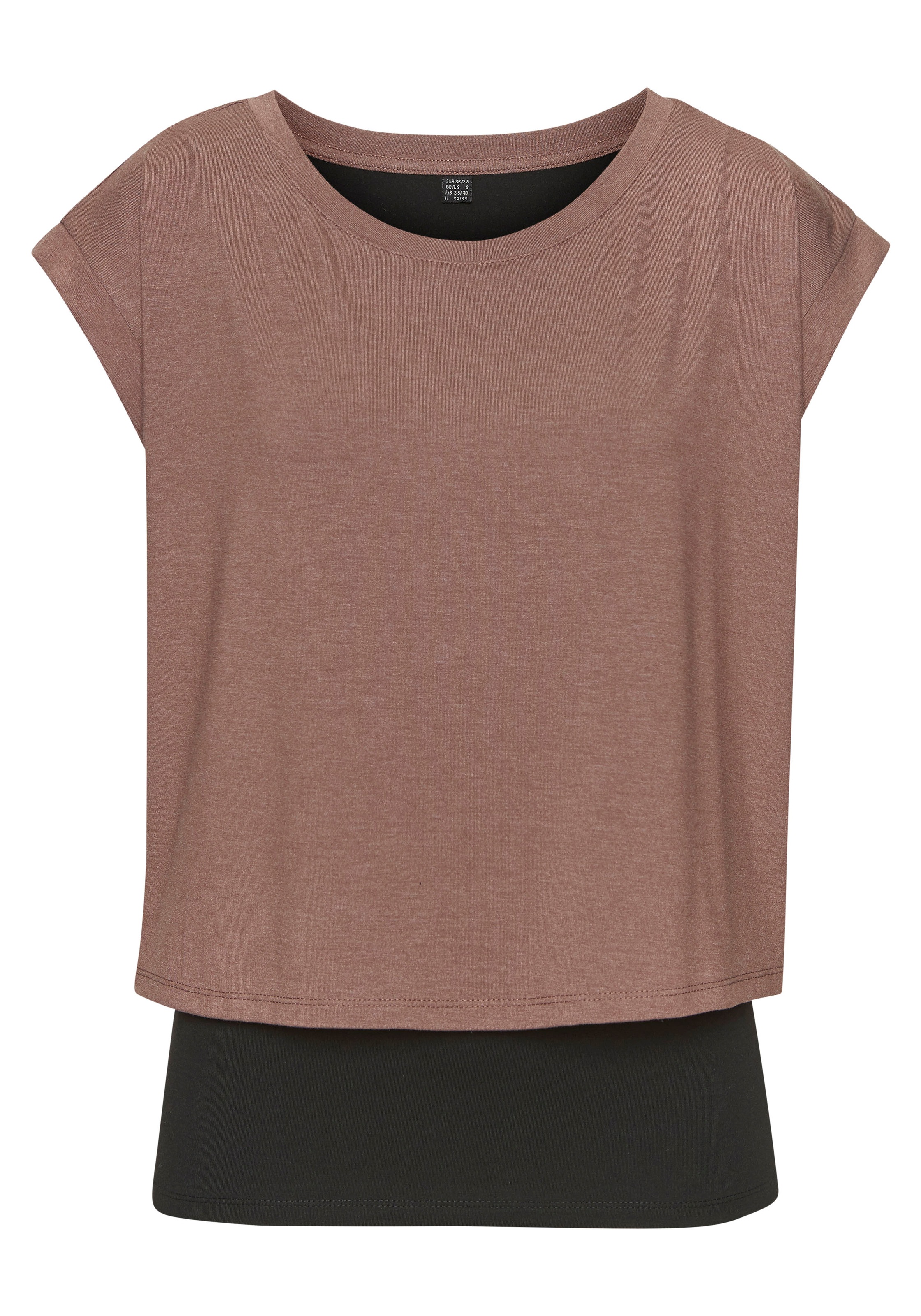 LASCANA ACTIVE Layershirt, 2 in 1 T-Shirt im Layer-Design