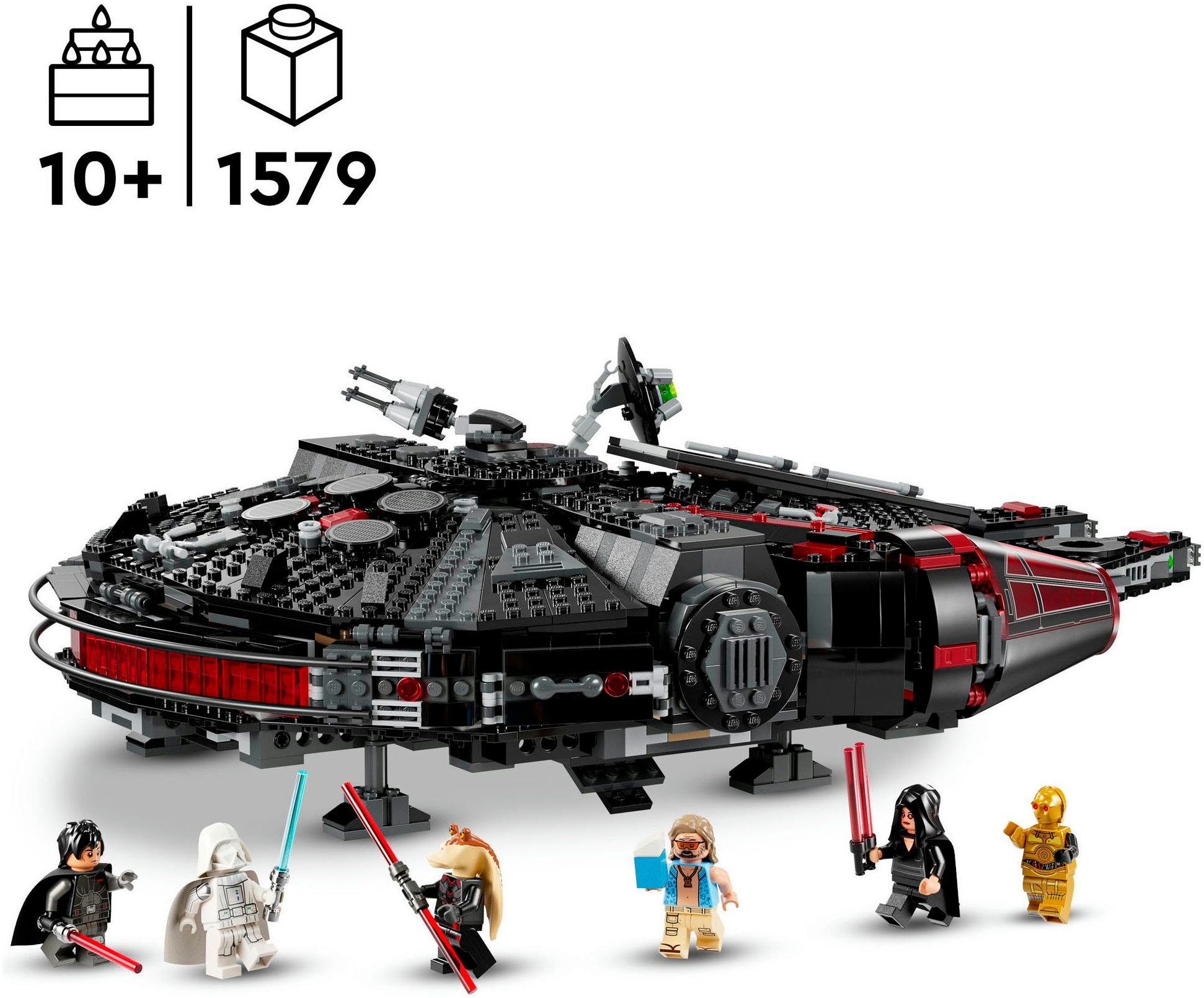 LEGO® Pions de construction »Dunkler Millennium Falke (75389), LEGO Star Wars ™« Made in Europe