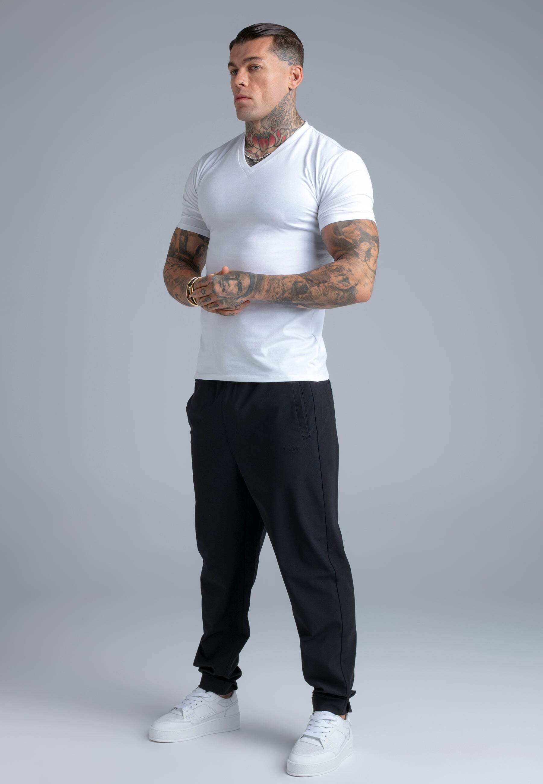 Siksilk T-Shirt »Siksilk T-Shirt V-Neck«